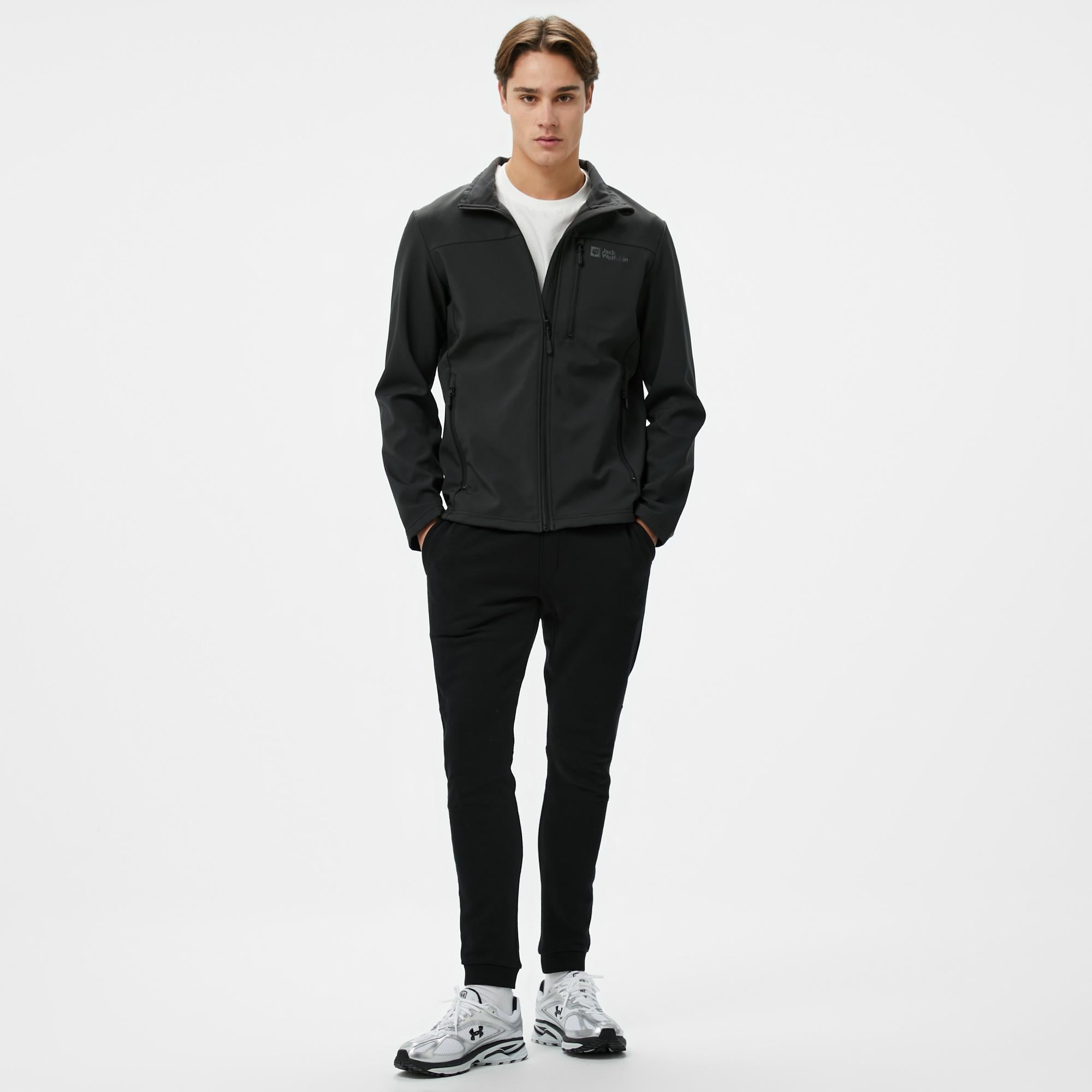 Jack Wolfskin Whirlwind Erkek Siyah Outdoor Ceket