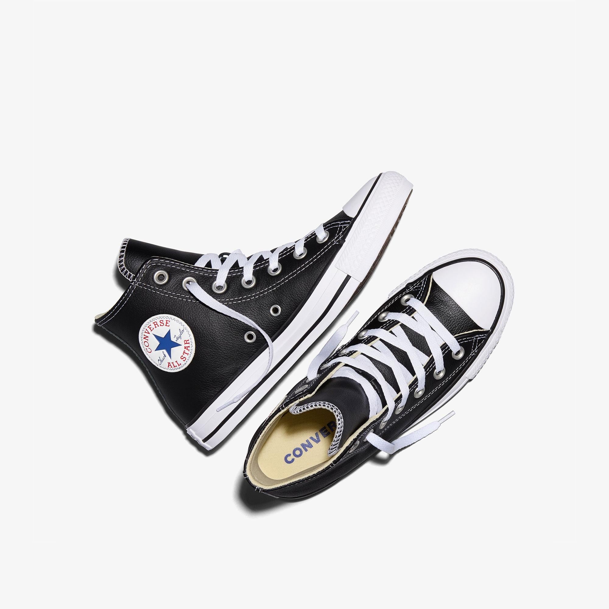 Converse Chuck Taylor All Star Unisex Siyah Deri Sneaker