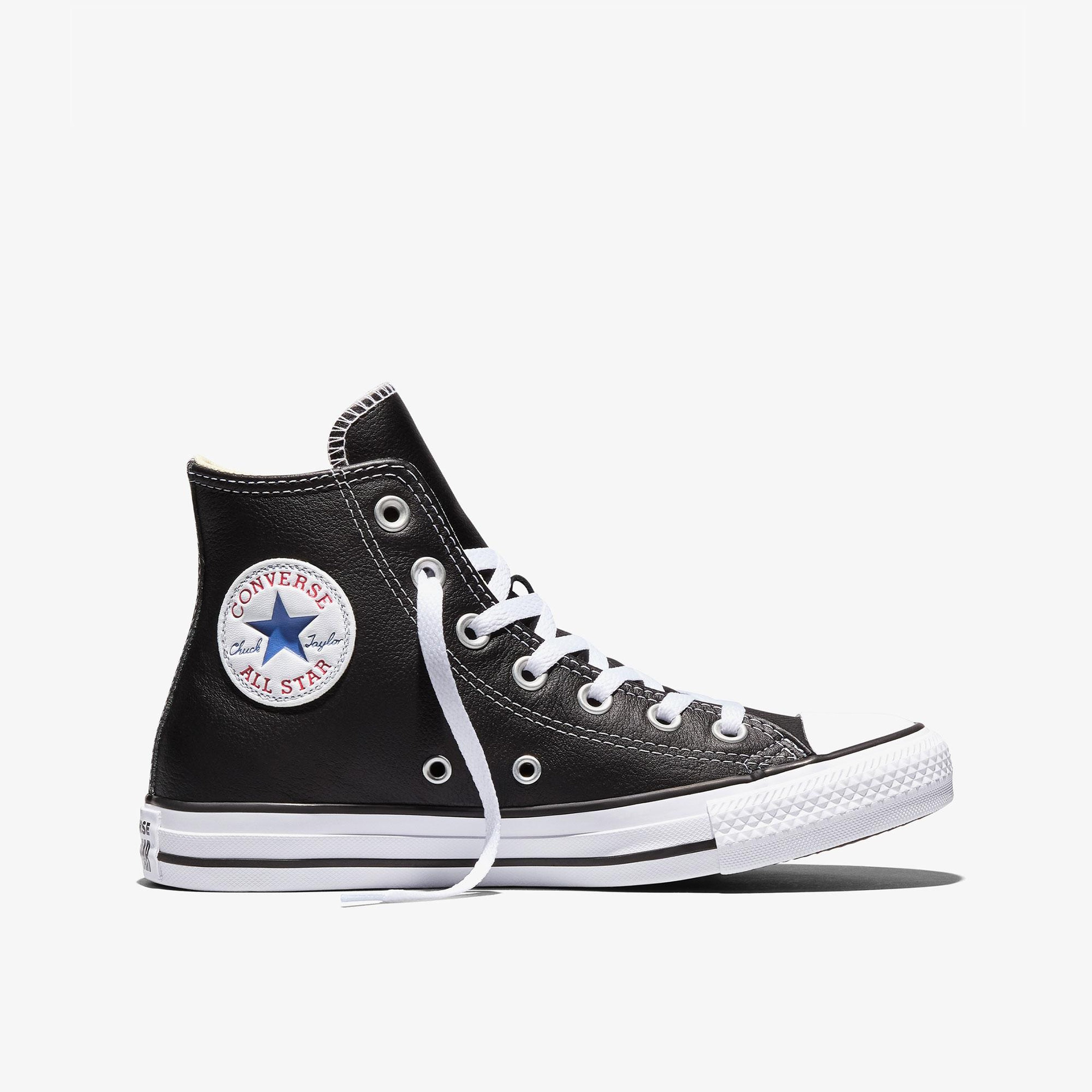 Converse Chuck Taylor All Star Unisex Siyah Deri Sneaker