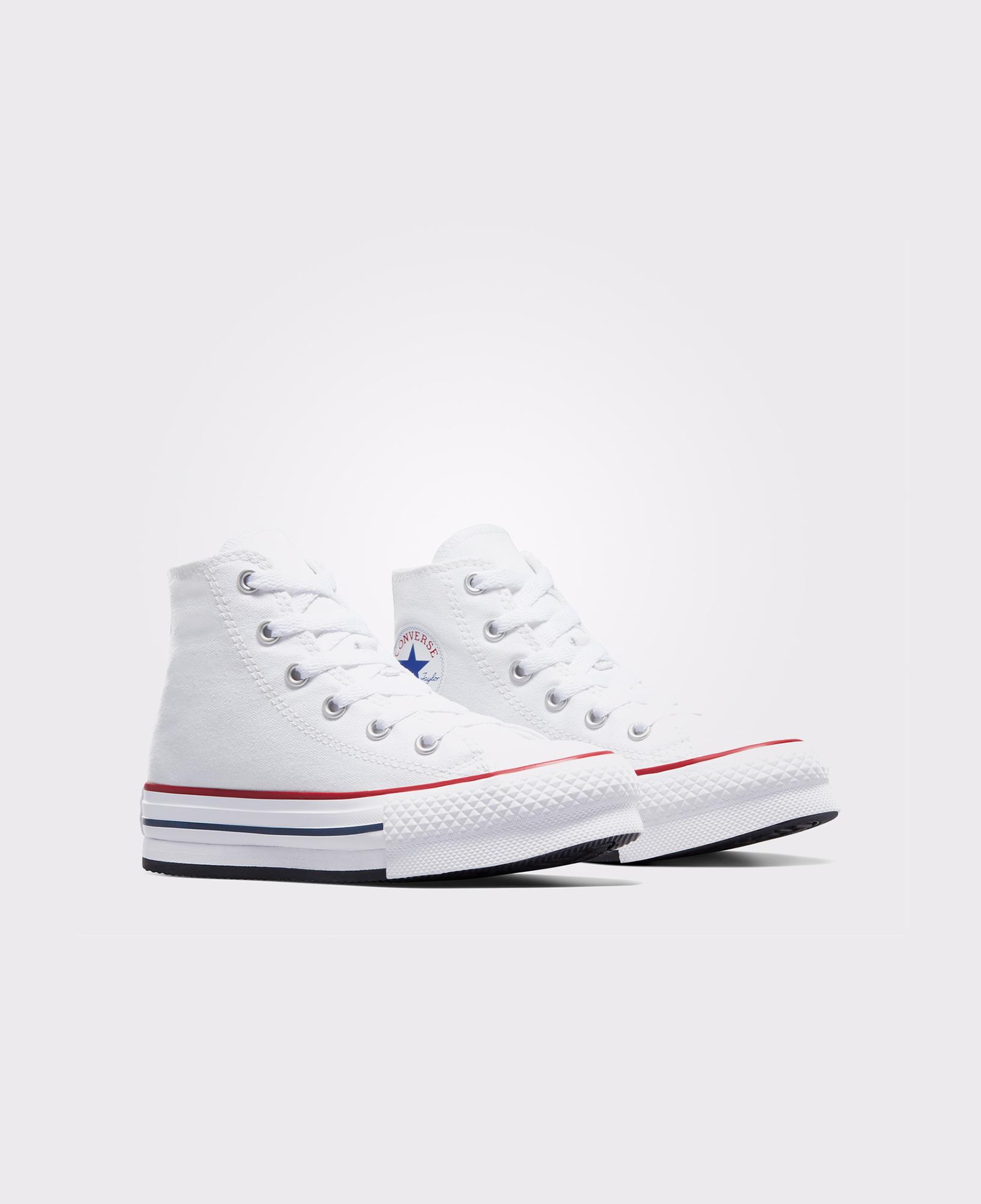 Converse Chuck Taylor All Star Eva Lift Canvas Platform Çocuk Beyaz Sneaker