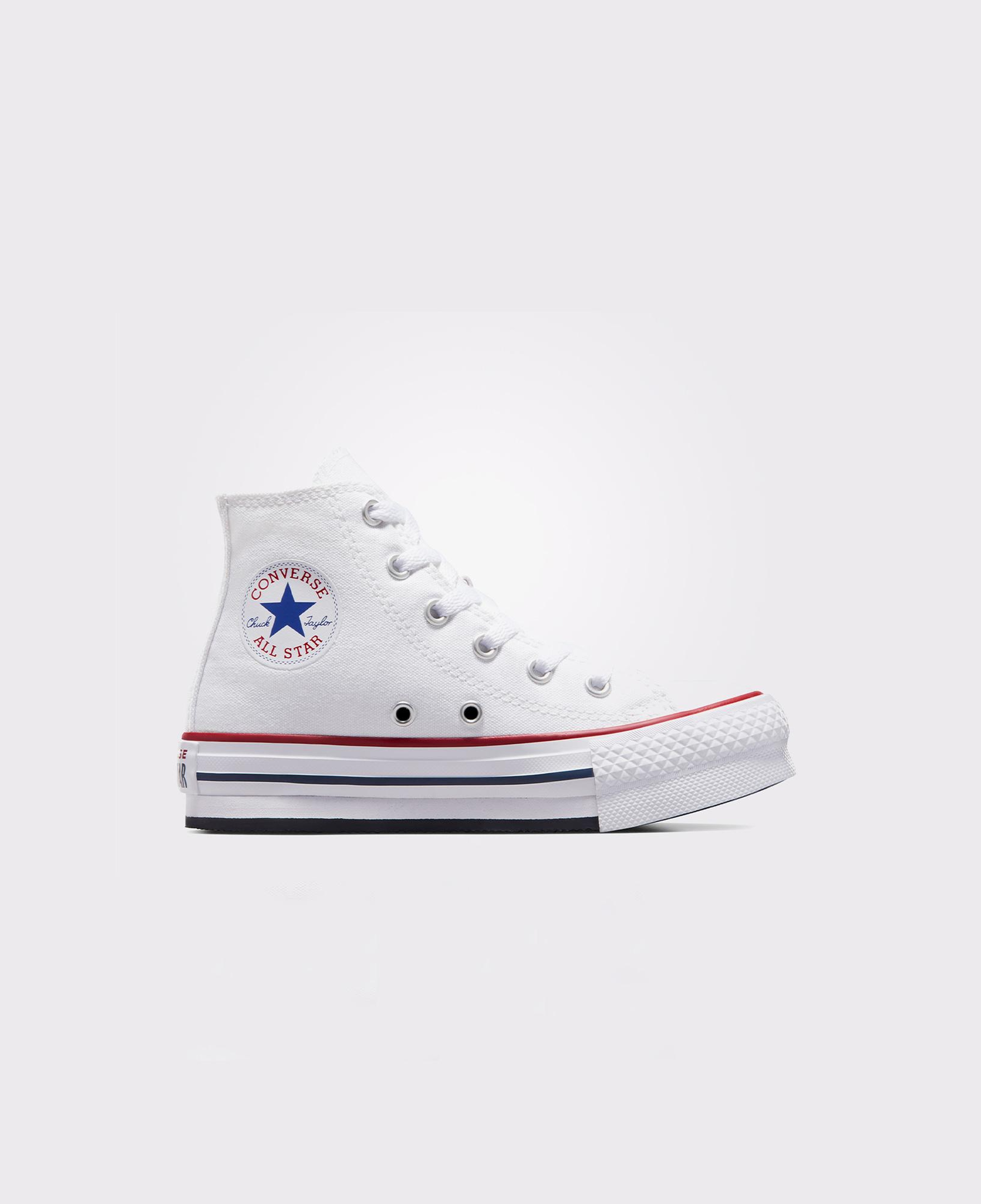 Converse Chuck Taylor All Star Eva Lift Canvas Platform Çocuk Beyaz Sneaker
