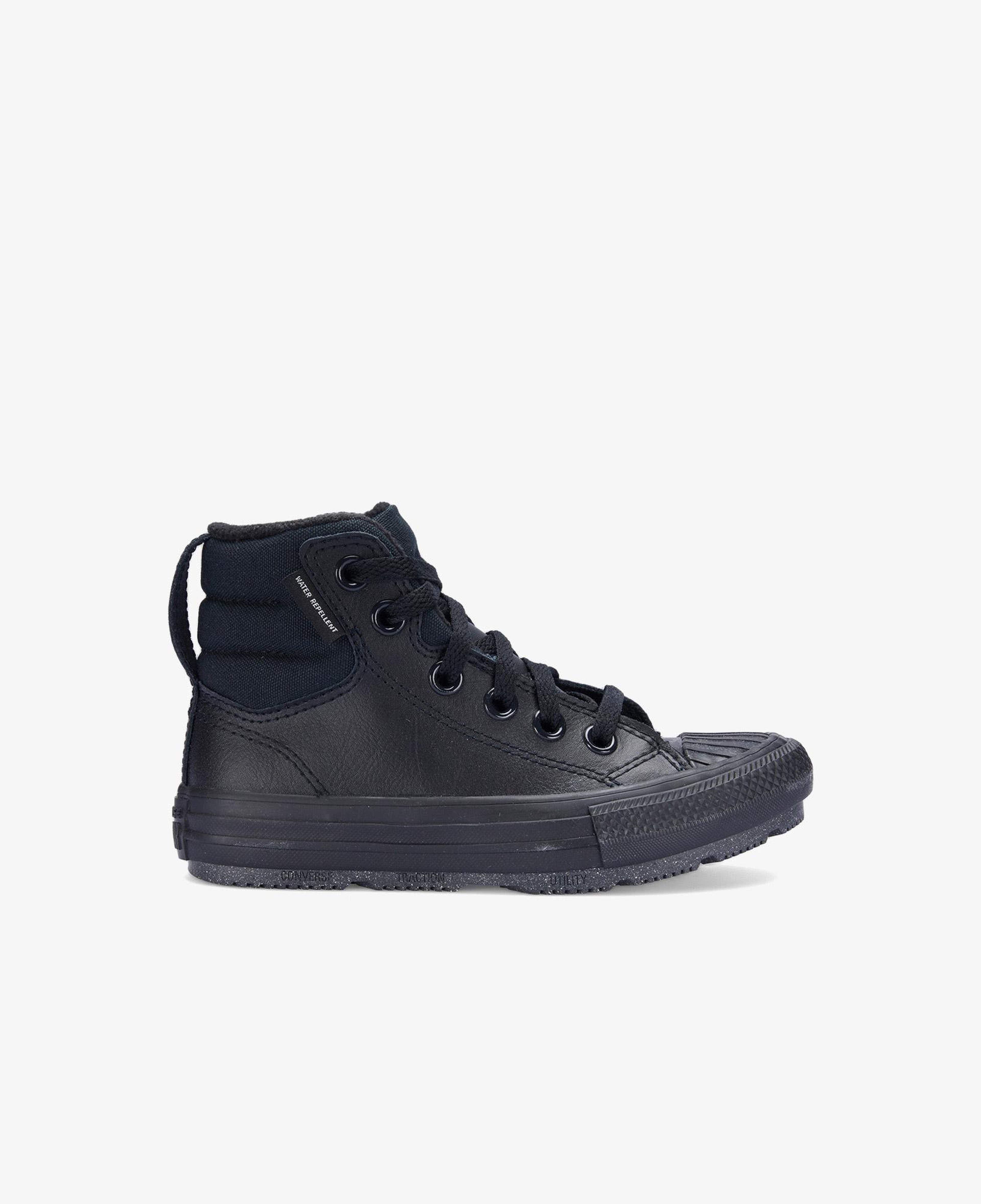 Converse Chuck Taylor All Star Berkshire Çocuk Siyah Deri Bot