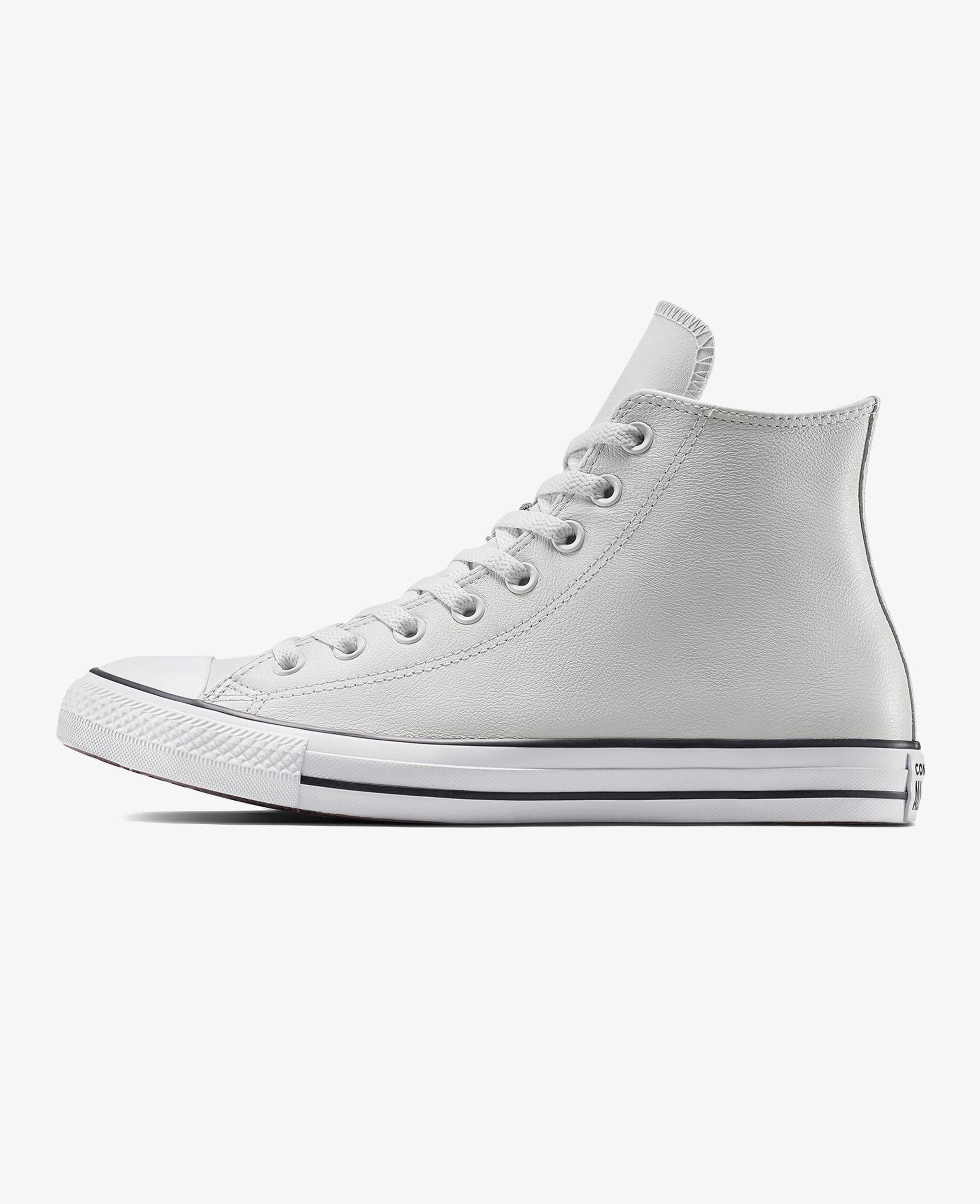 Converse Chuck Taylor All Star Deri Unisex Gri Sneaker