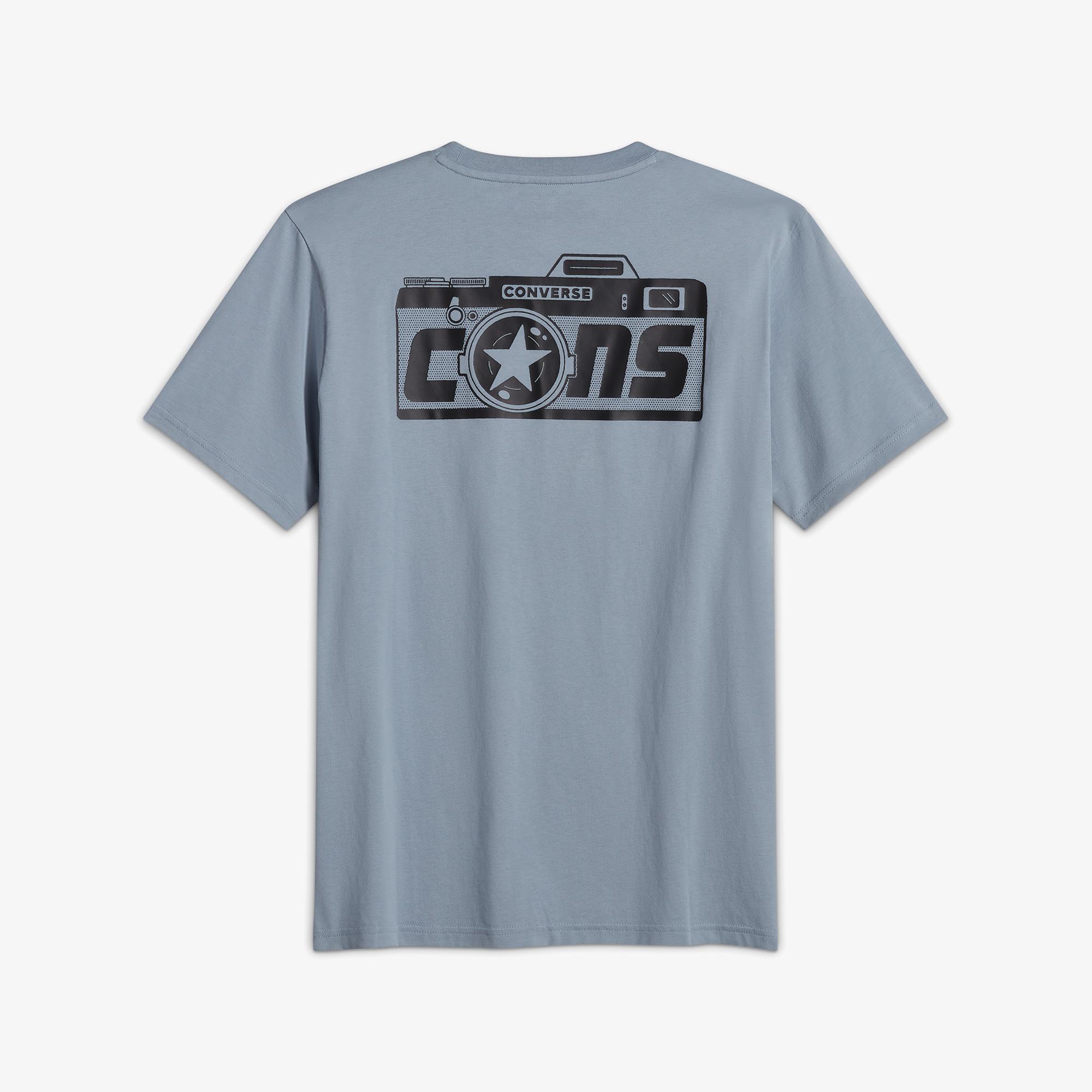 Converse Erkek Mavi T-Shirt