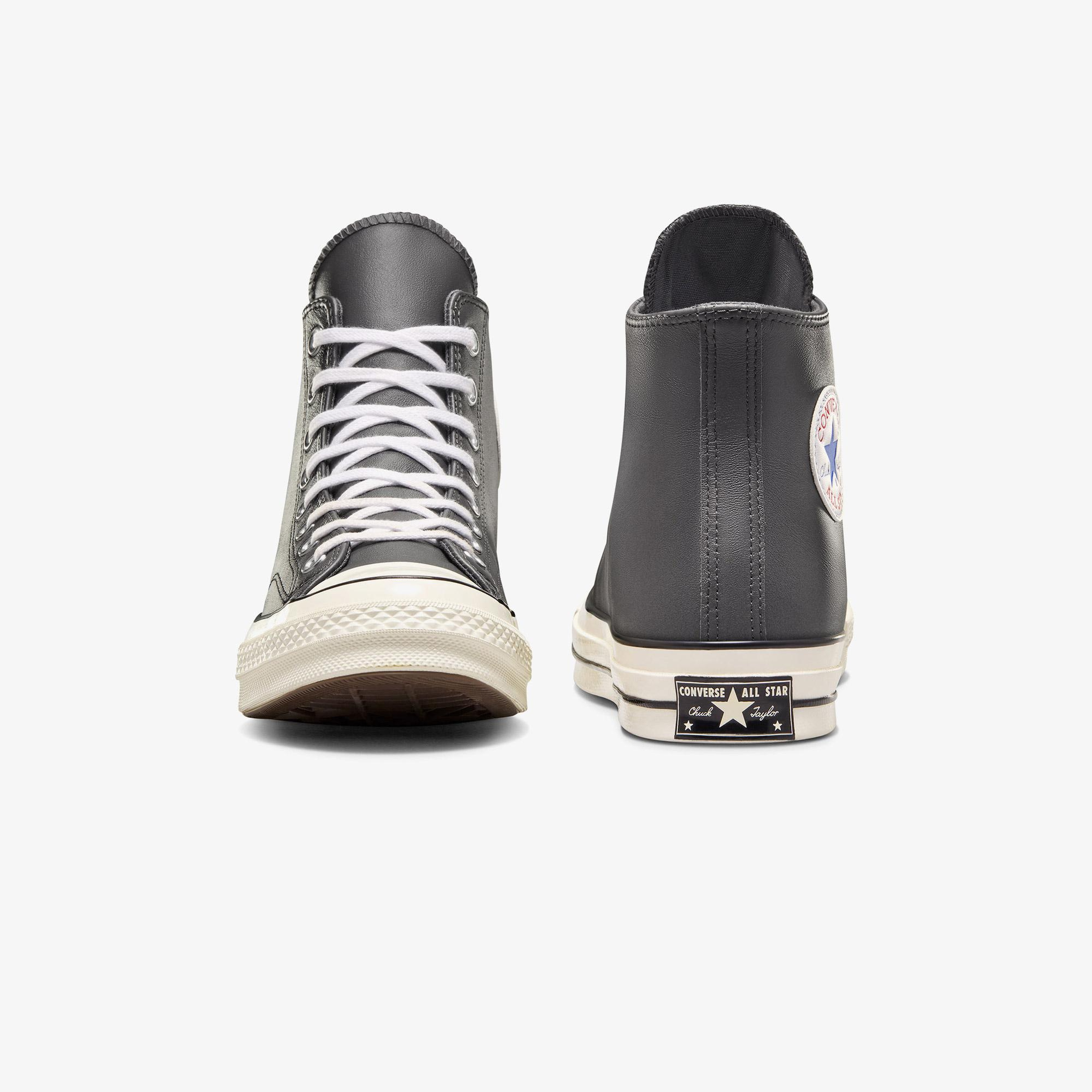 Converse Chuck 70 Unisex Gri Deri Sneaker