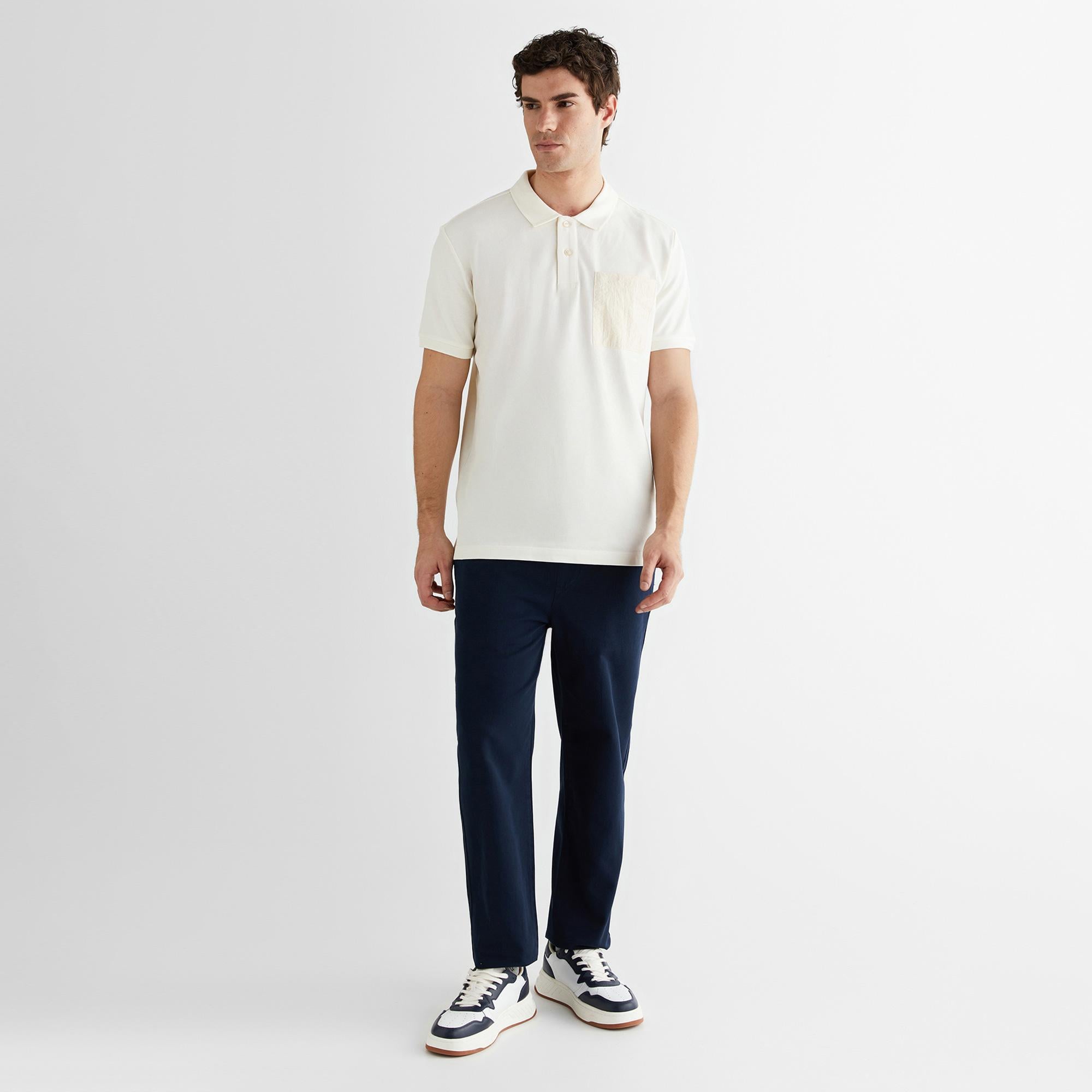 GANT Erkek Krem Polo