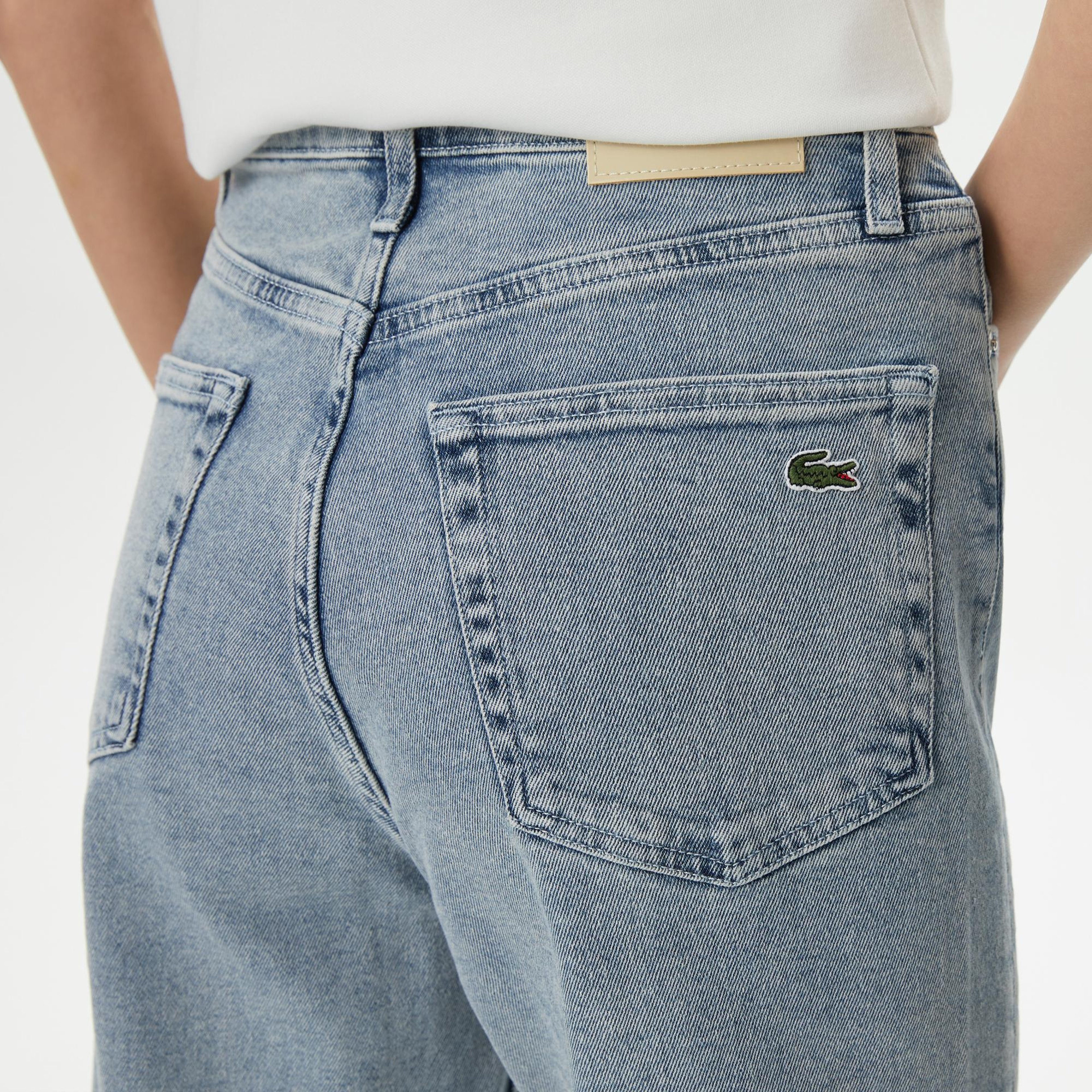 Kadın Straight Fit Mavi Jean Pantolon