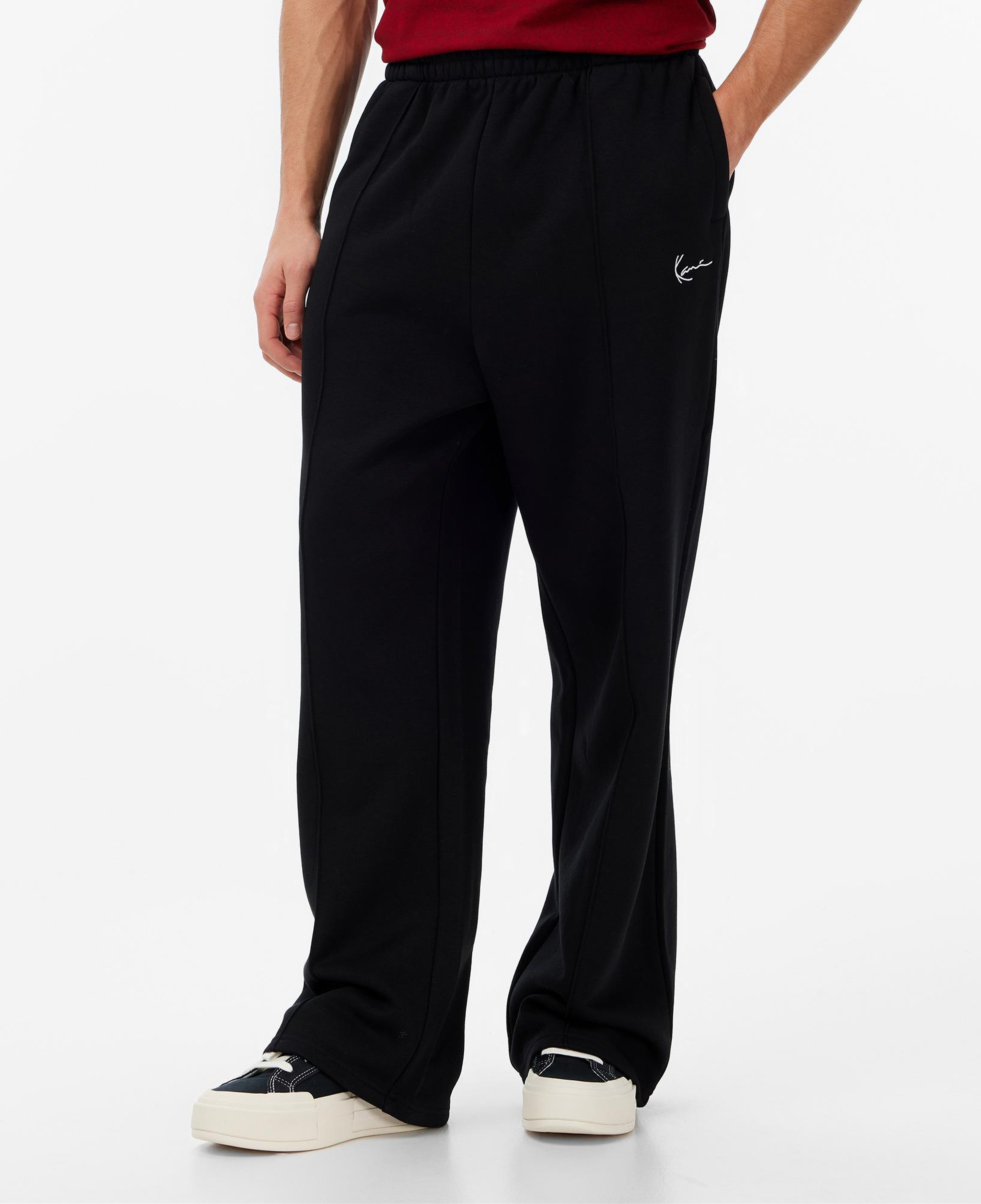 Karl Kani Signature Straight Leg Erkek Siyah Eşofman Altı