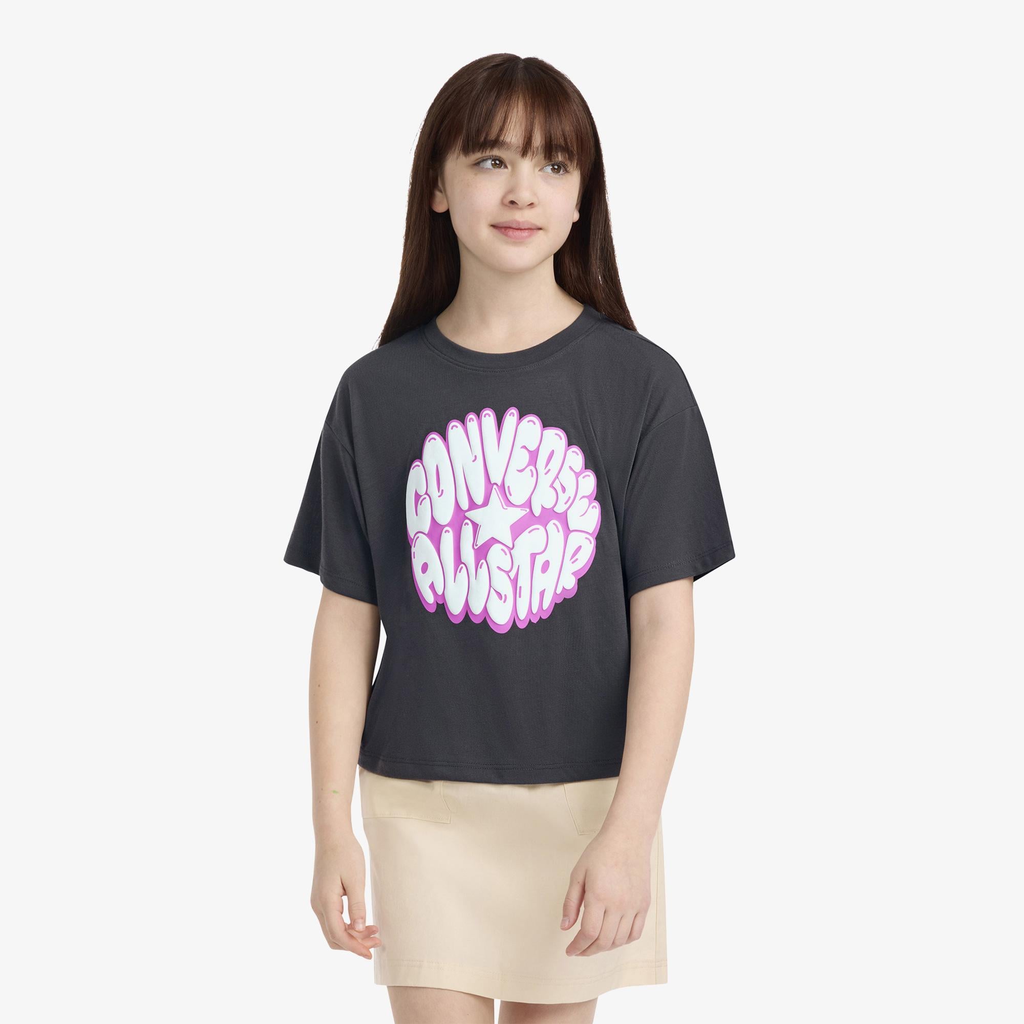 Converse Kız Genç Çocuk Antrasit T-Shirt