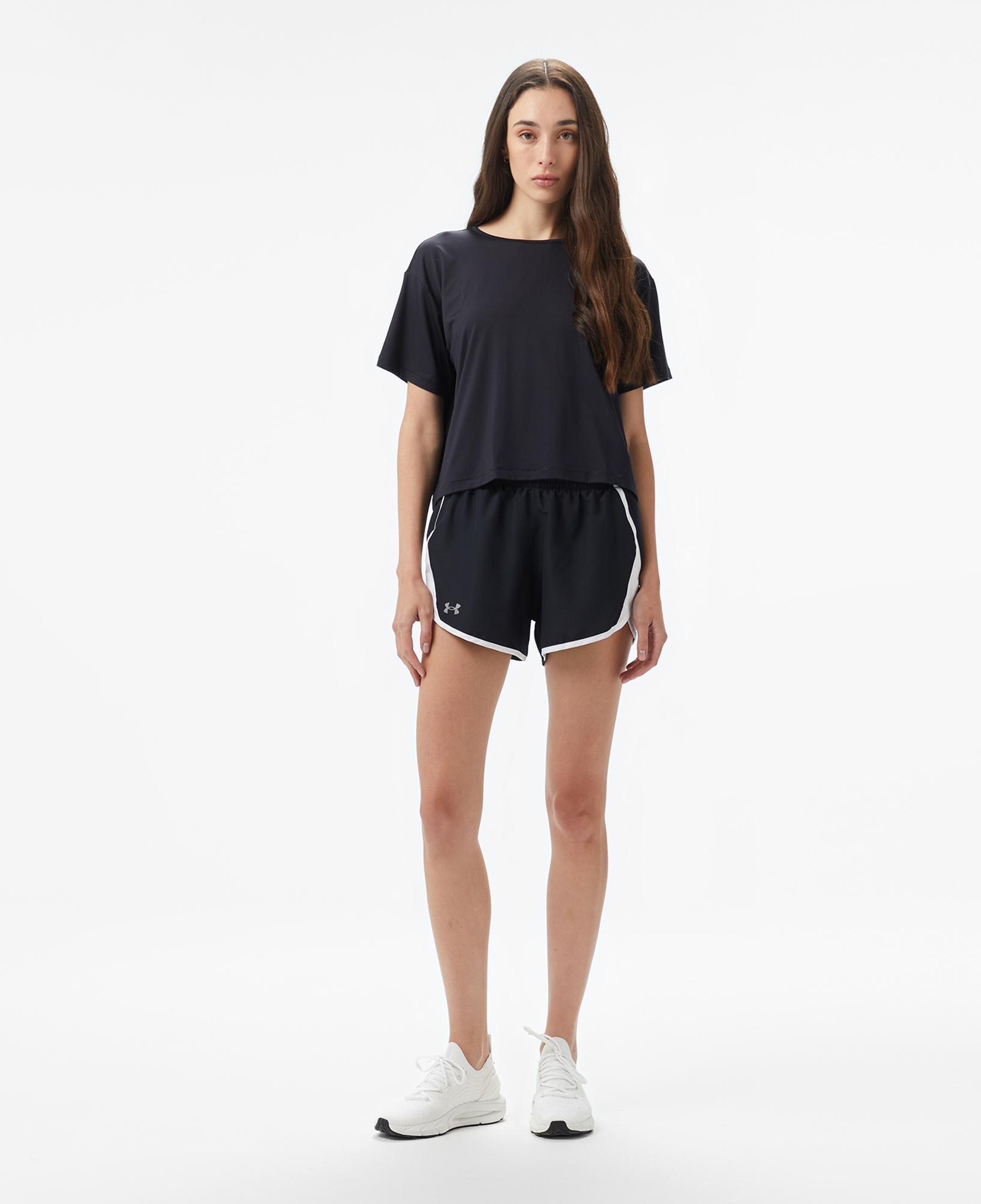 Under Armour Motion Ss Kadın Siyah T-Shirt
