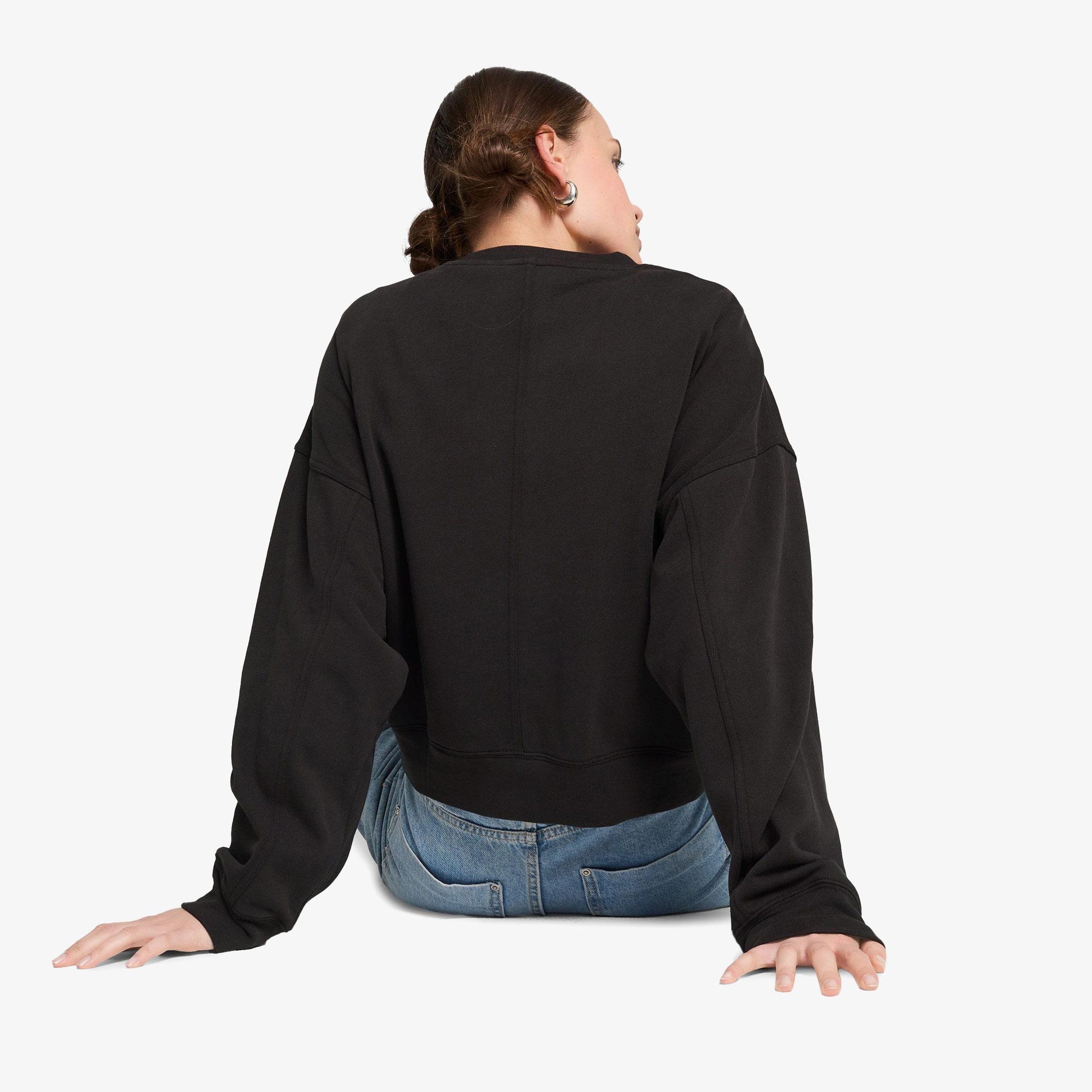 Puma Downtown Re:Collectıon Crew Kadın Siyah Sweatshirt
