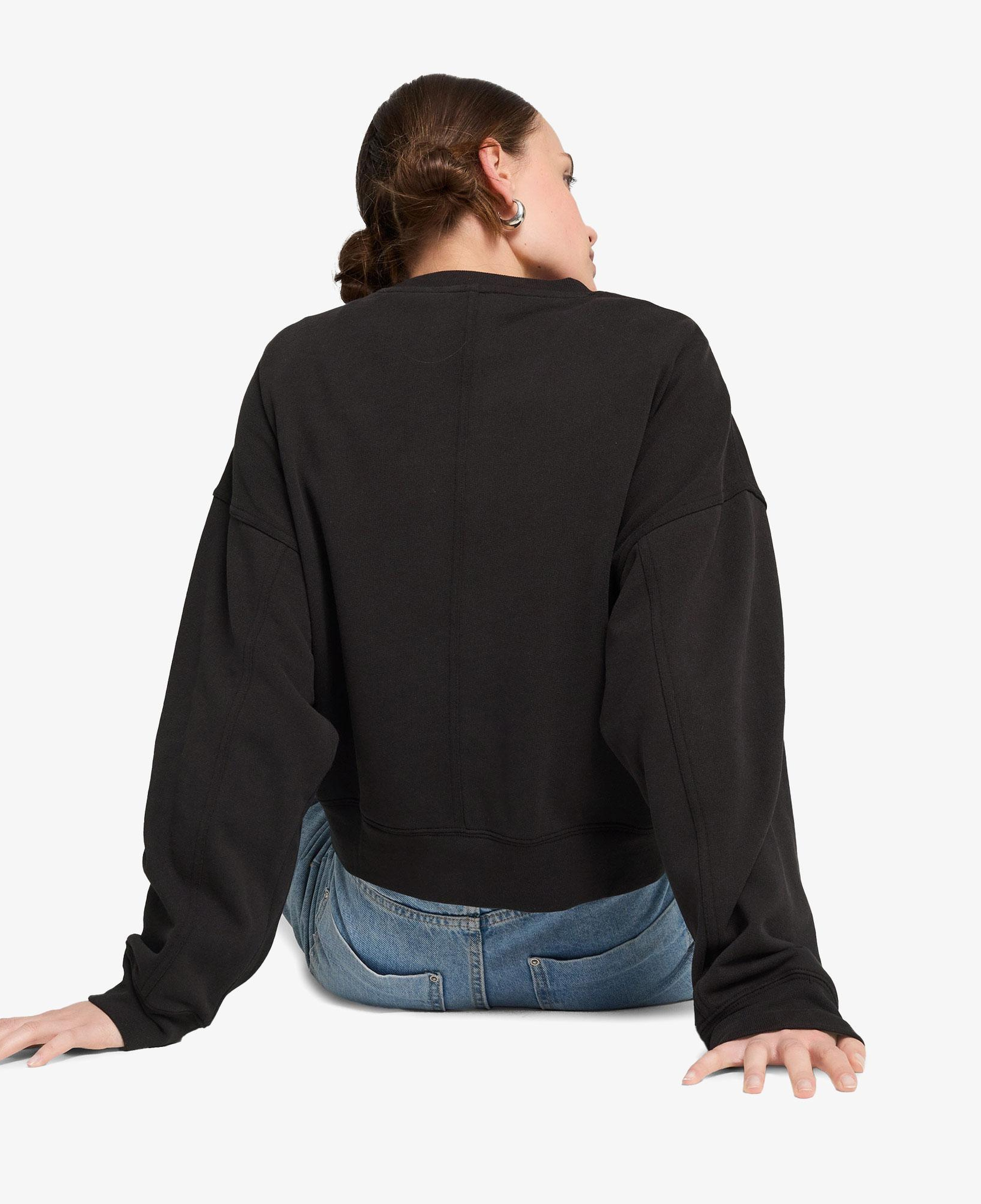 Puma Downtown Re:Collectıon Crew Kadın Siyah Sweatshirt