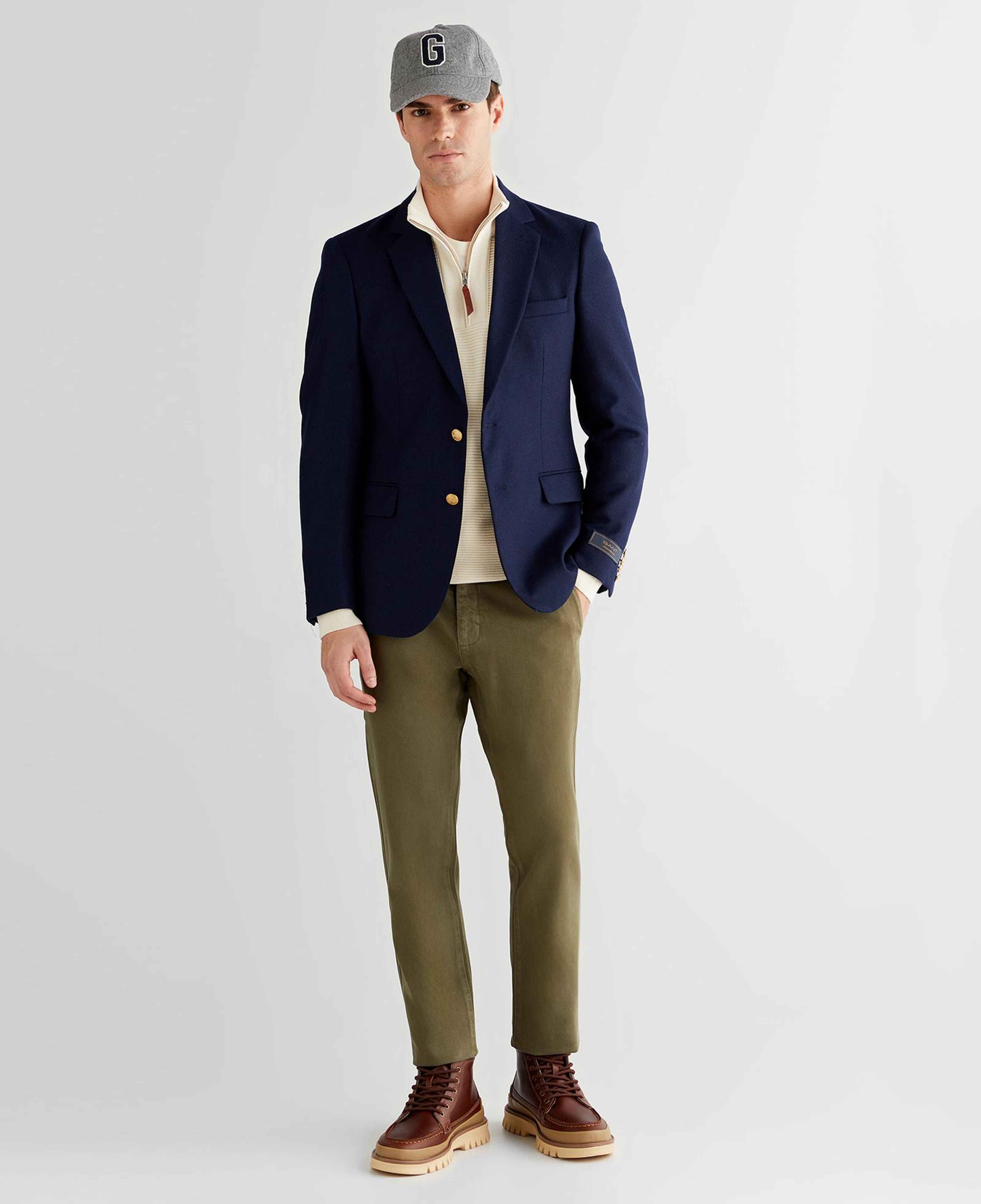 GANT Erkek Lacivert Slim Fit Ceket