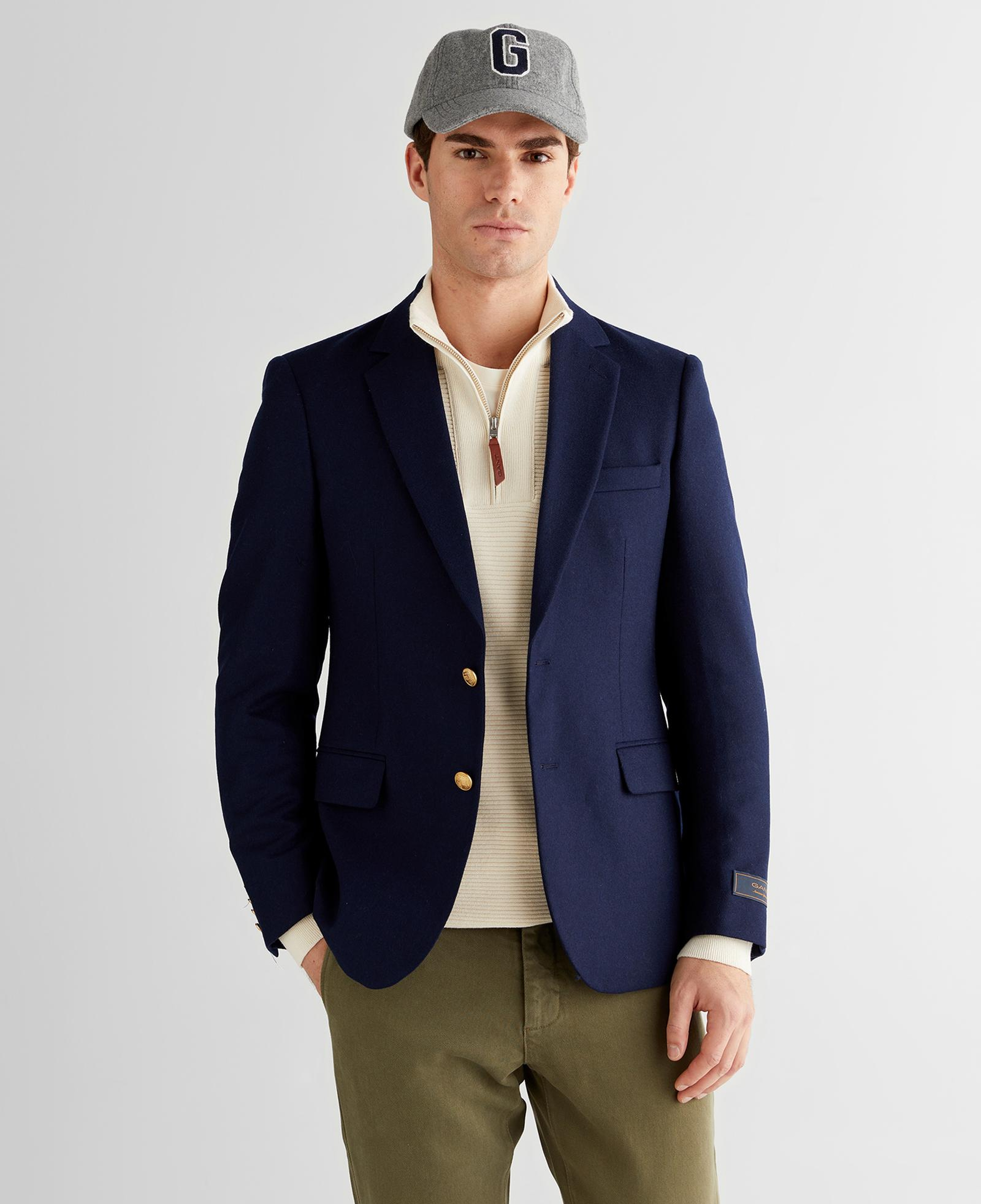 GANT Erkek Lacivert Slim Fit Ceket