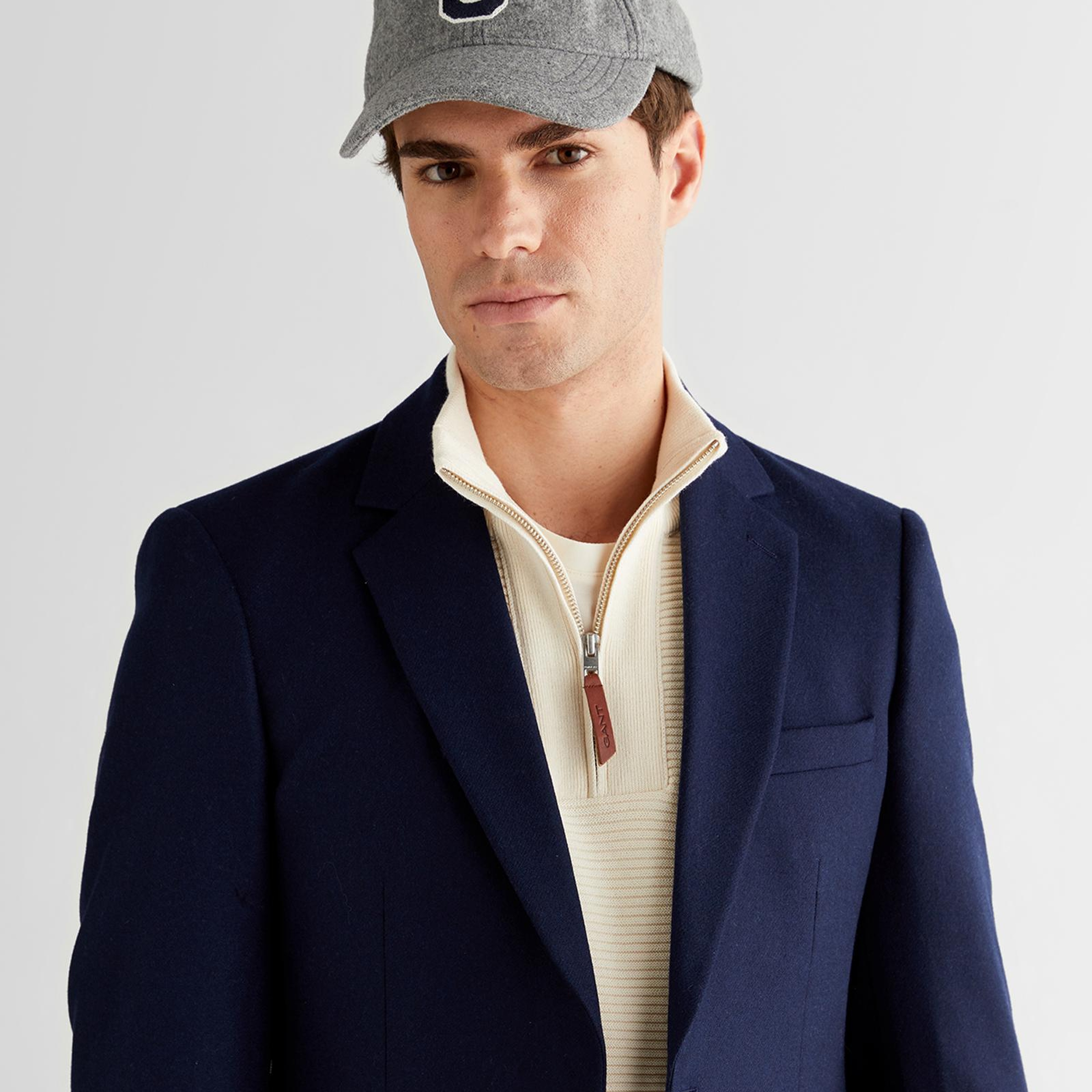 GANT Erkek Lacivert Slim Fit Ceket
