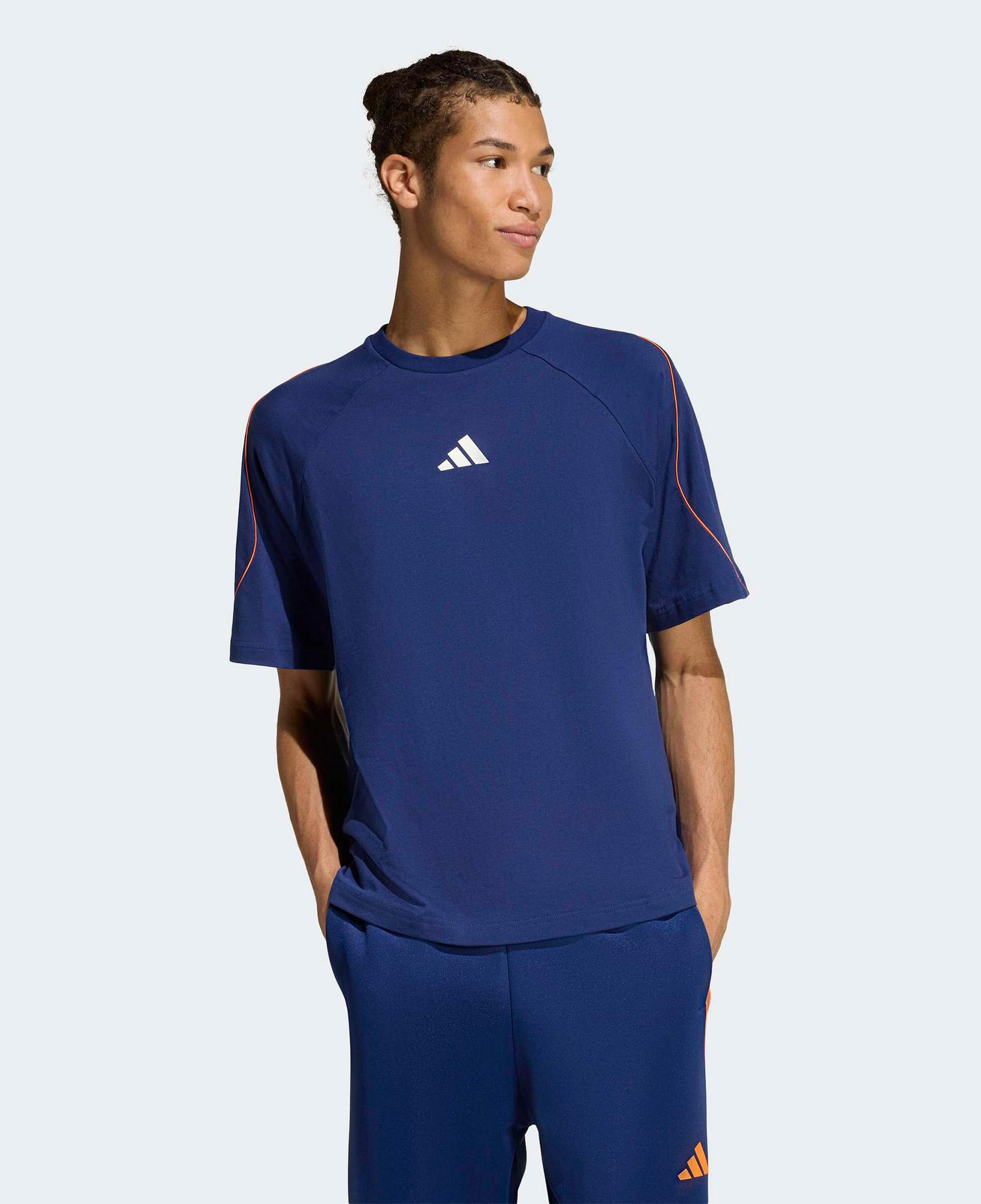 adidas Stadium Erkek Mavi Antrenman T-Shirt