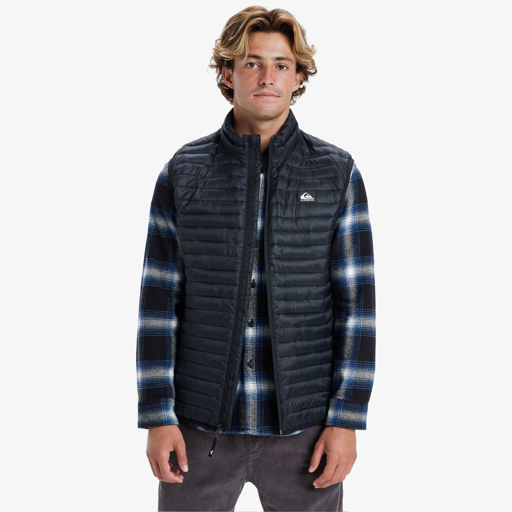 Quiksilver Scaly Insulated Erkek Siyah Yelek