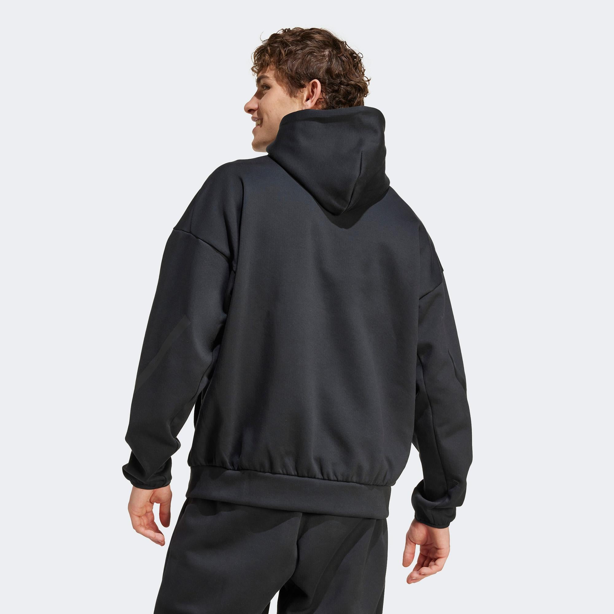 adidas Z.N.E. Erkek Siyah Günlük Sweatshirt