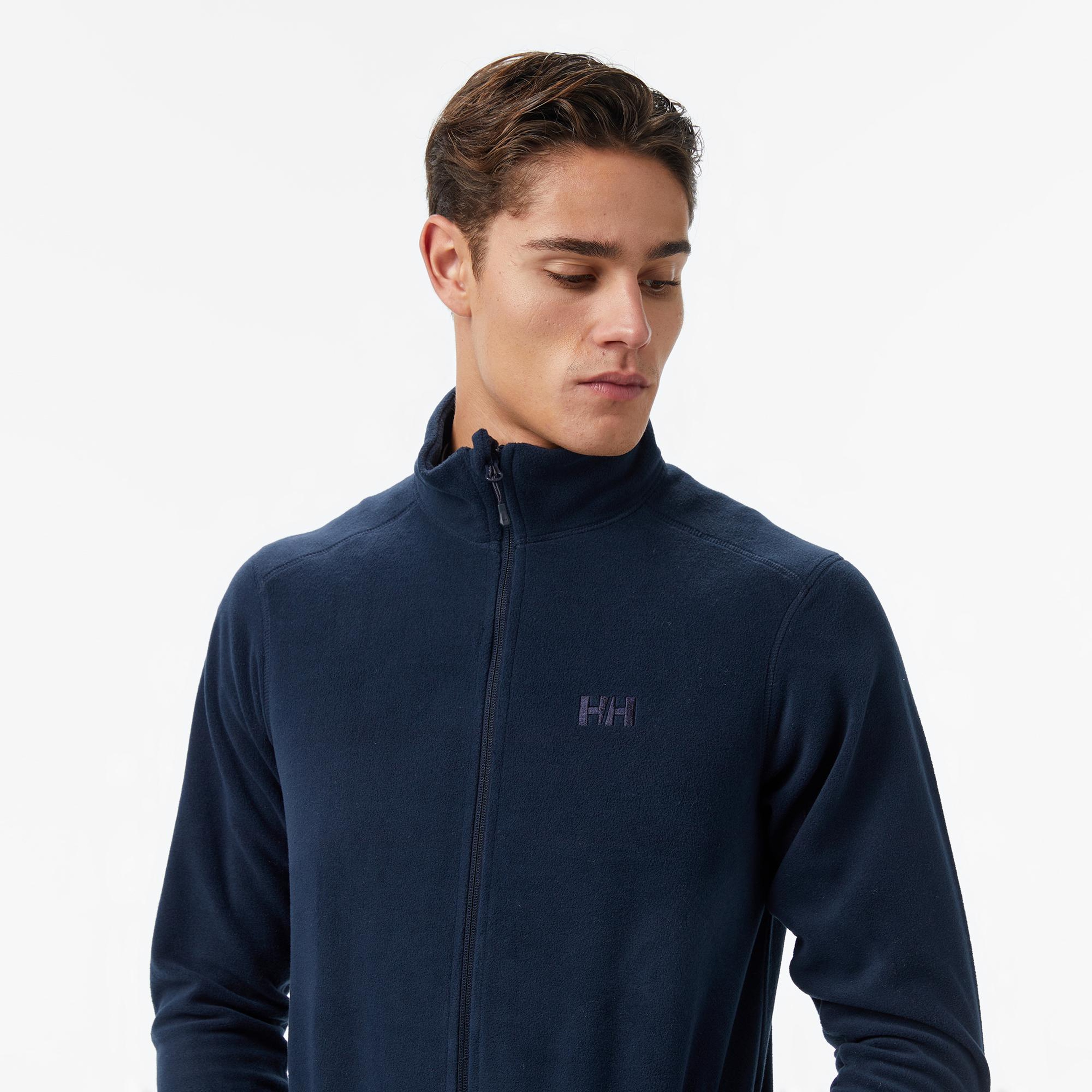 Helly Hansen Fullzip Erkek Lacivert Outdoor Polar Mont