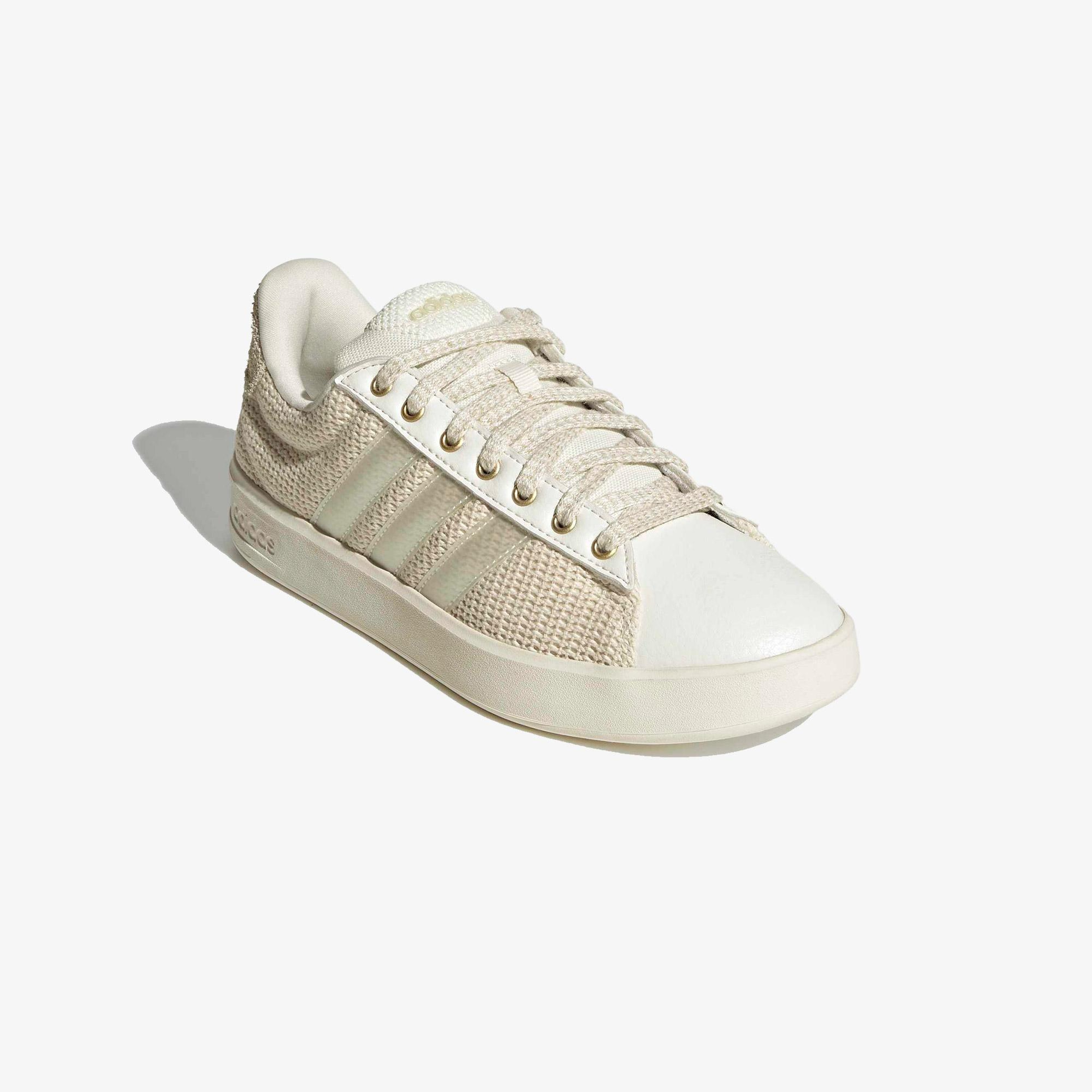 adidas Grand Court 3.0 Kadın Beyaz Tenis Ayakkabısı