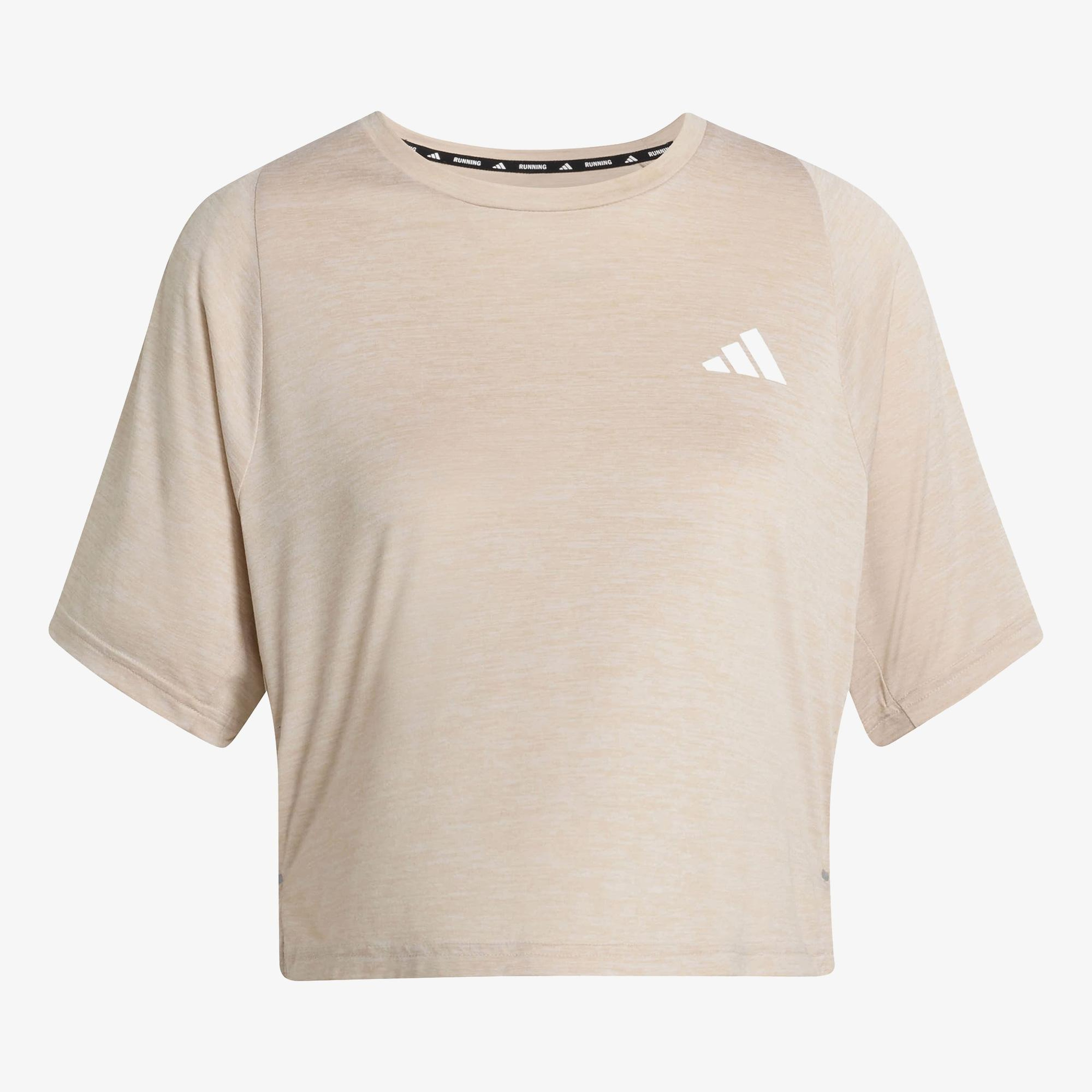 adidas Adi365 Soft Touch Kadın Bej Koşu T-Shirt
