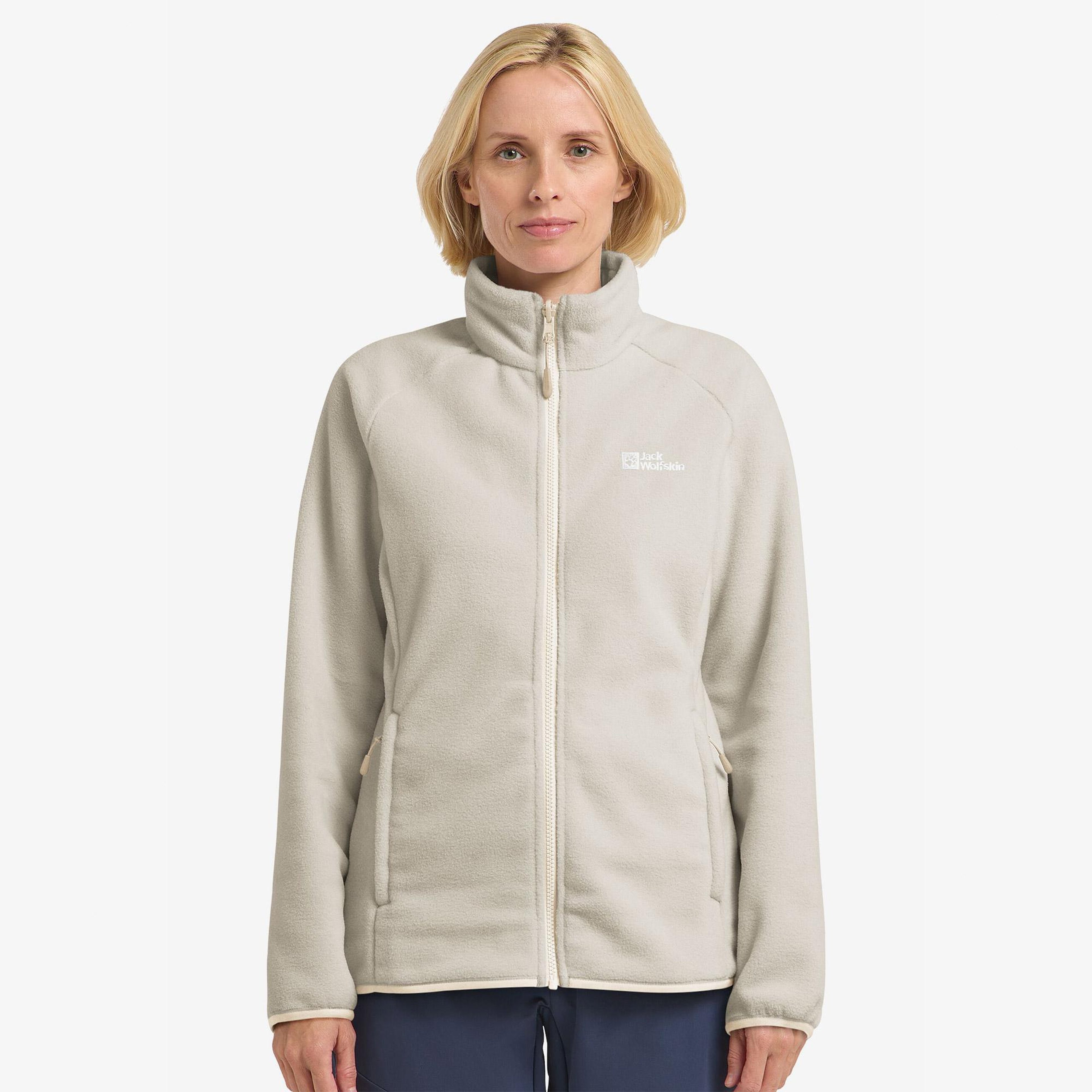 Jack Wolfskin Moonrise Kadın Krem Outdoor Polar