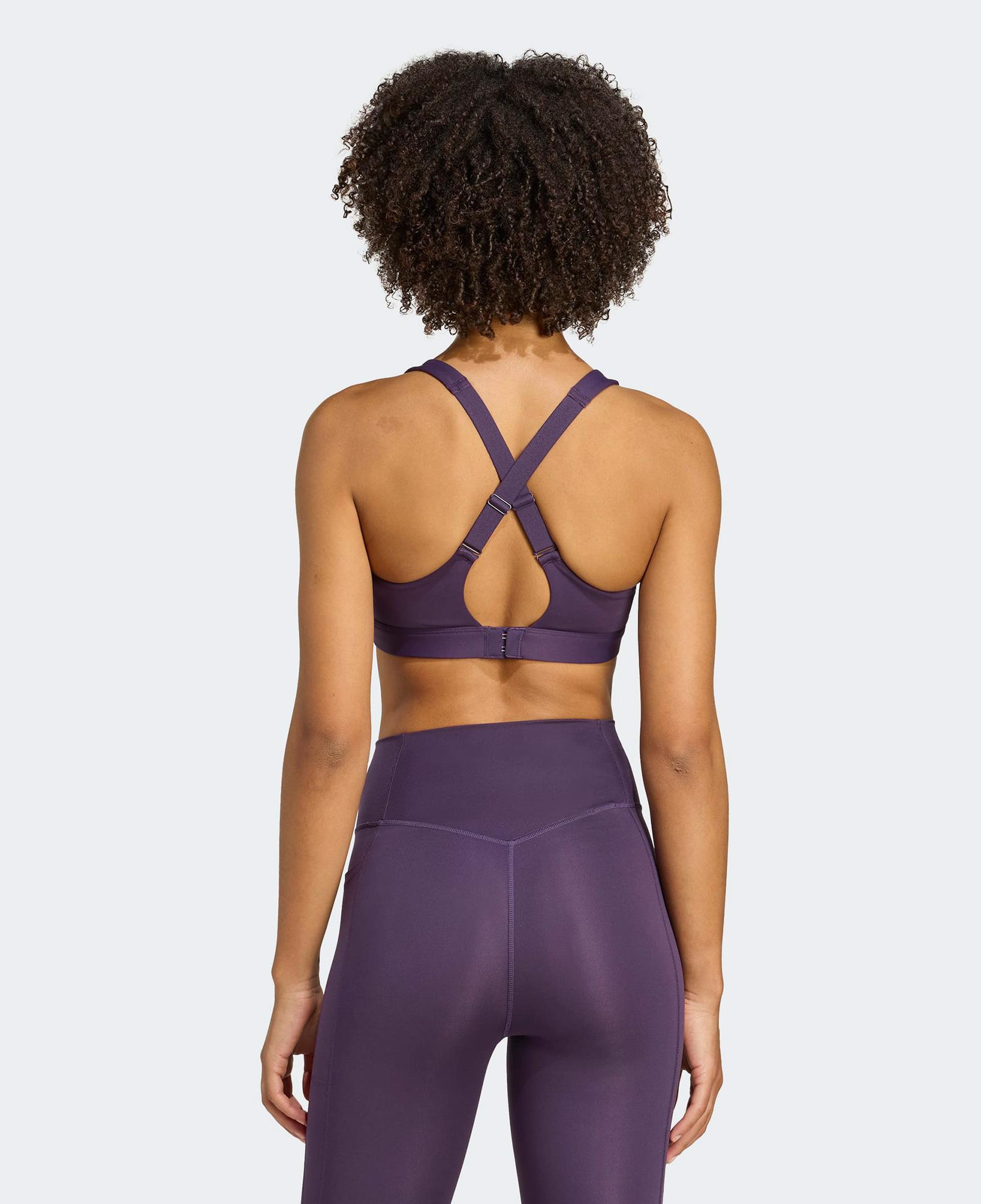 adidas Tlrdreact Training High Support Kadın Mor Antrenman Bra
