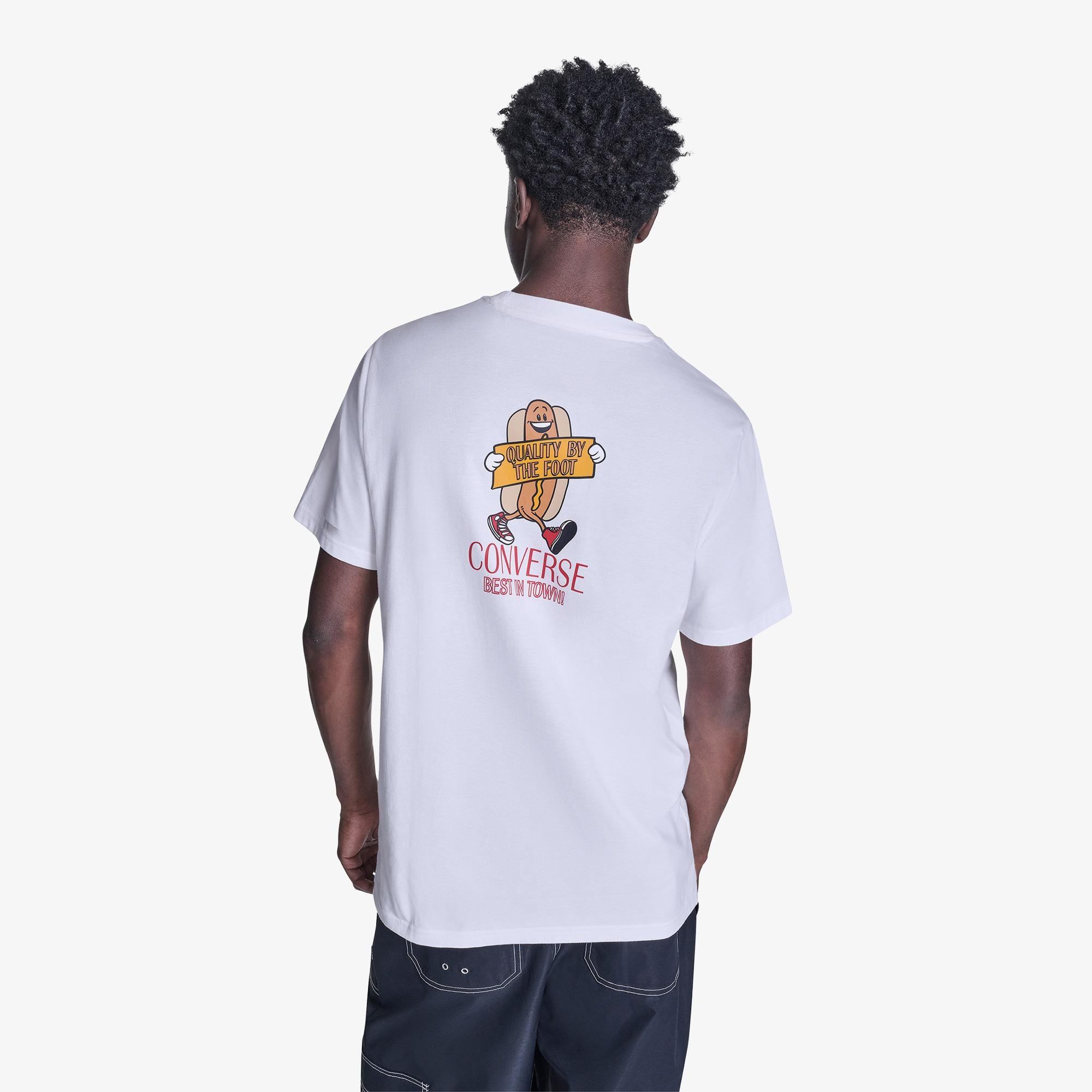Converse Erkek Beyaz T-Shirt