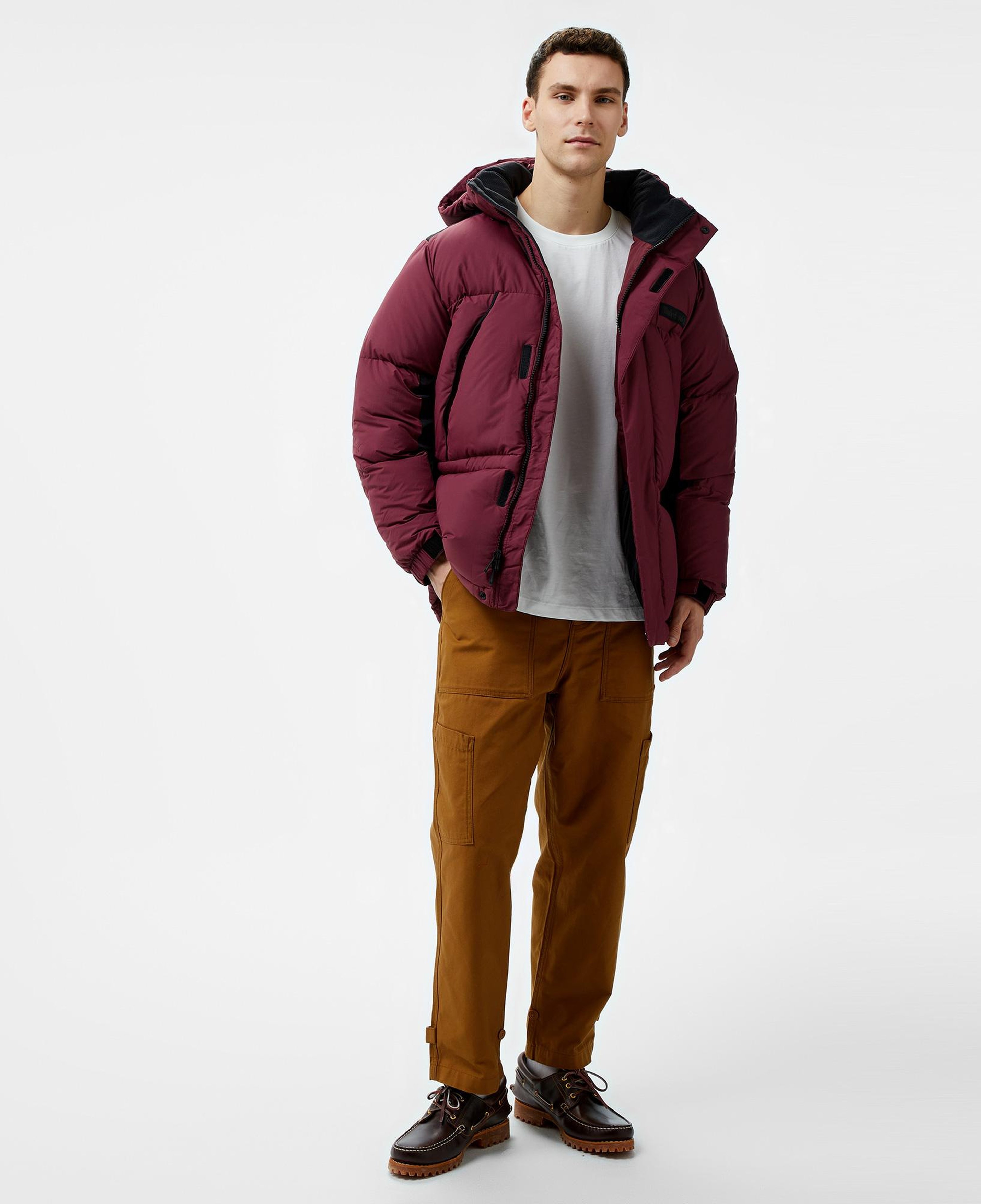 Timberland Howker Durable Waterrepellent Rec.Down P Erkek Bordo Mont