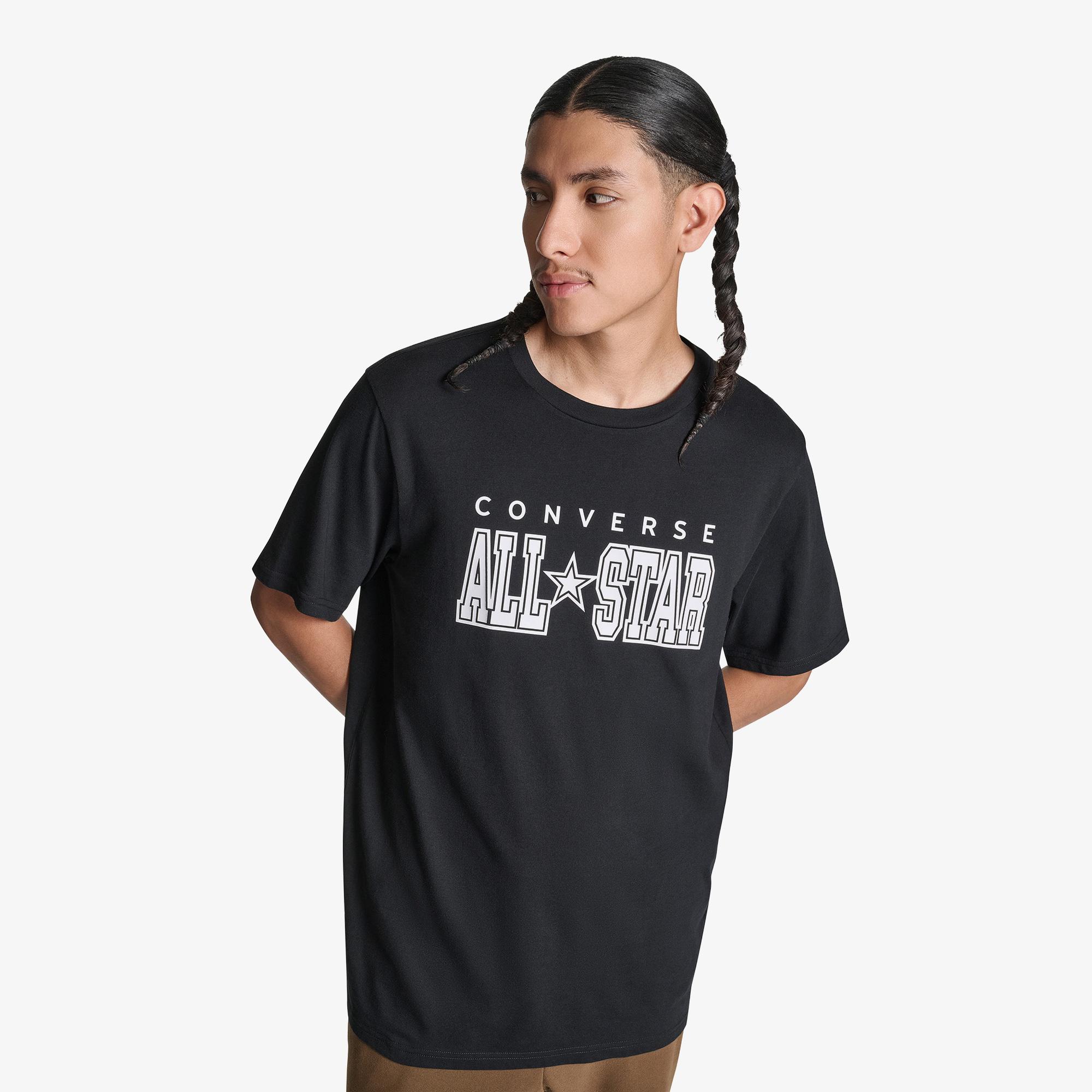 Converse Erkek Siyah T-Shirt