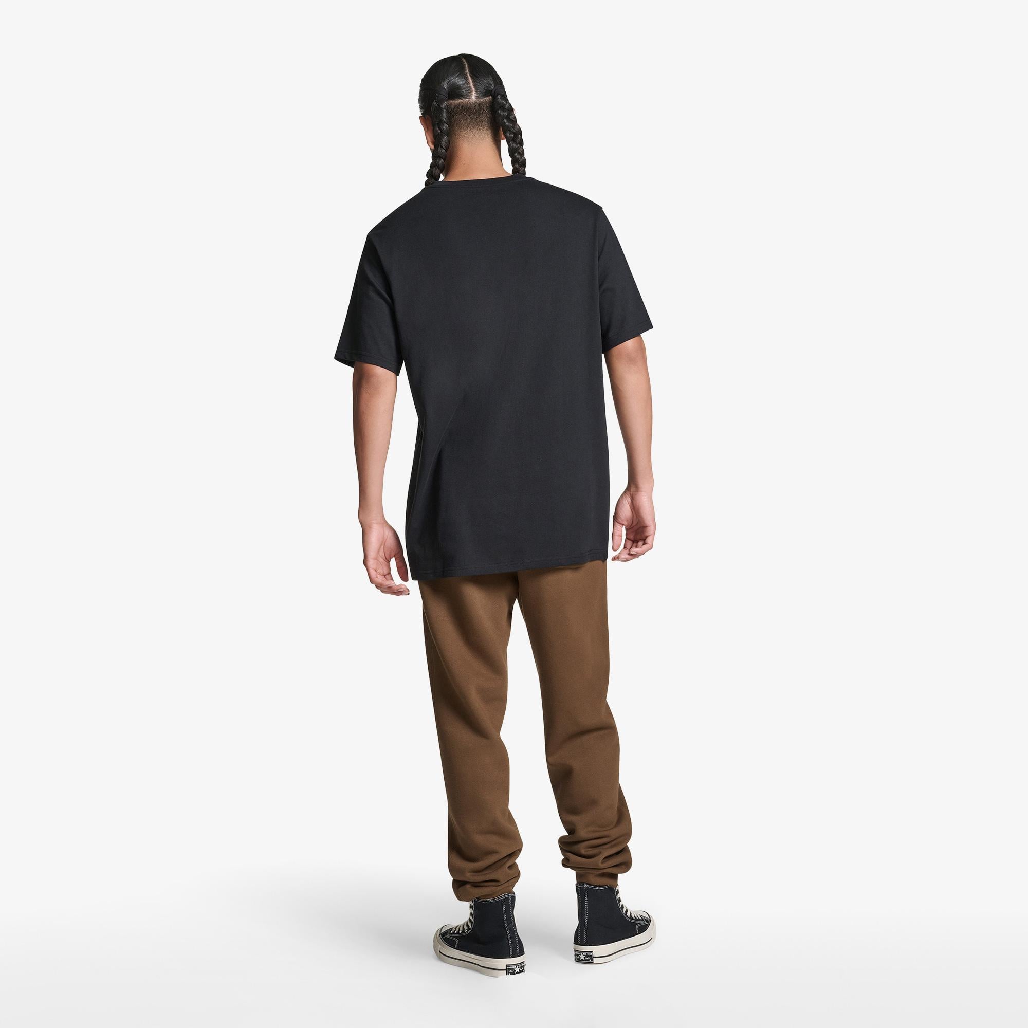 Converse Erkek Siyah T-Shirt