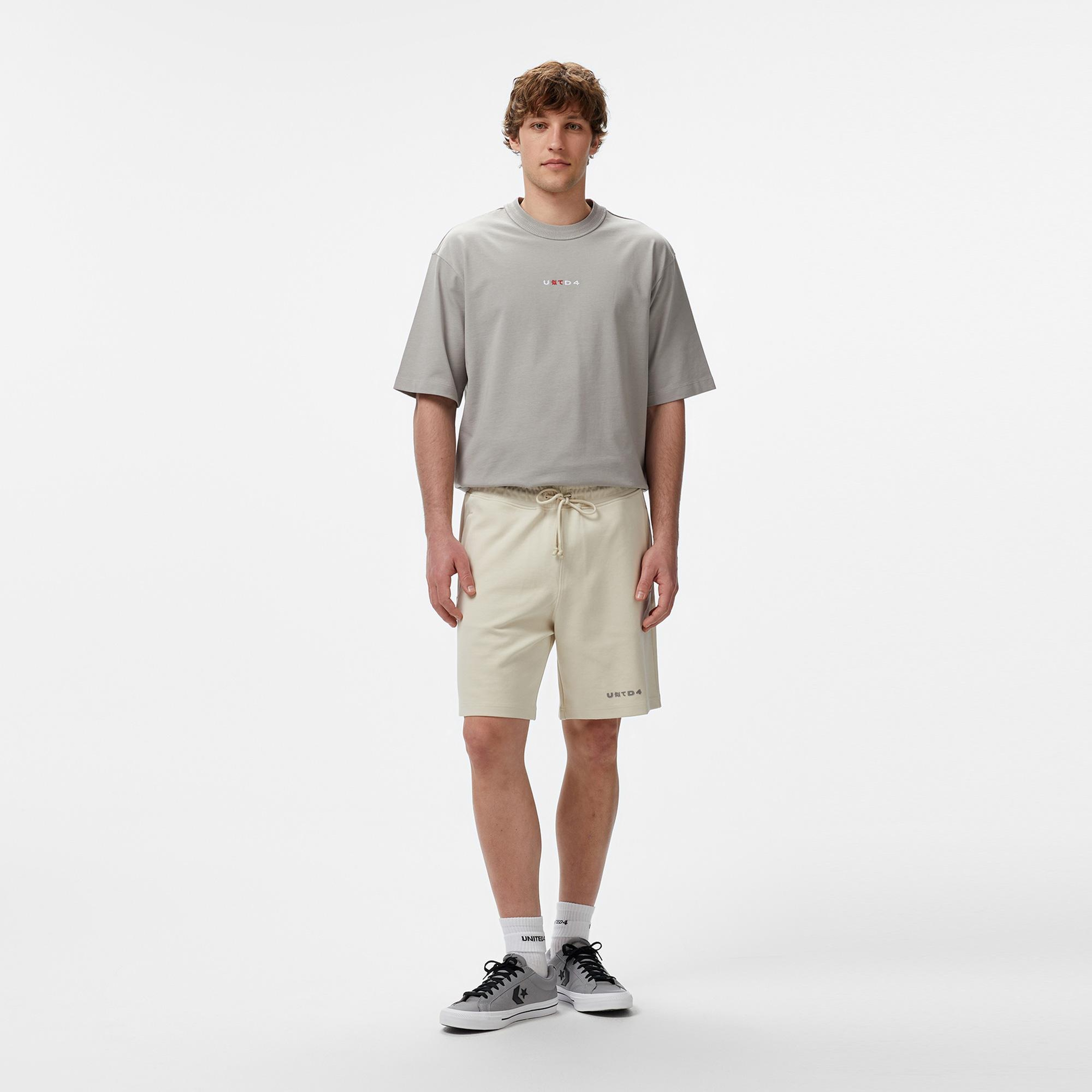 UNITED4 Erkek Gri T-Shirt