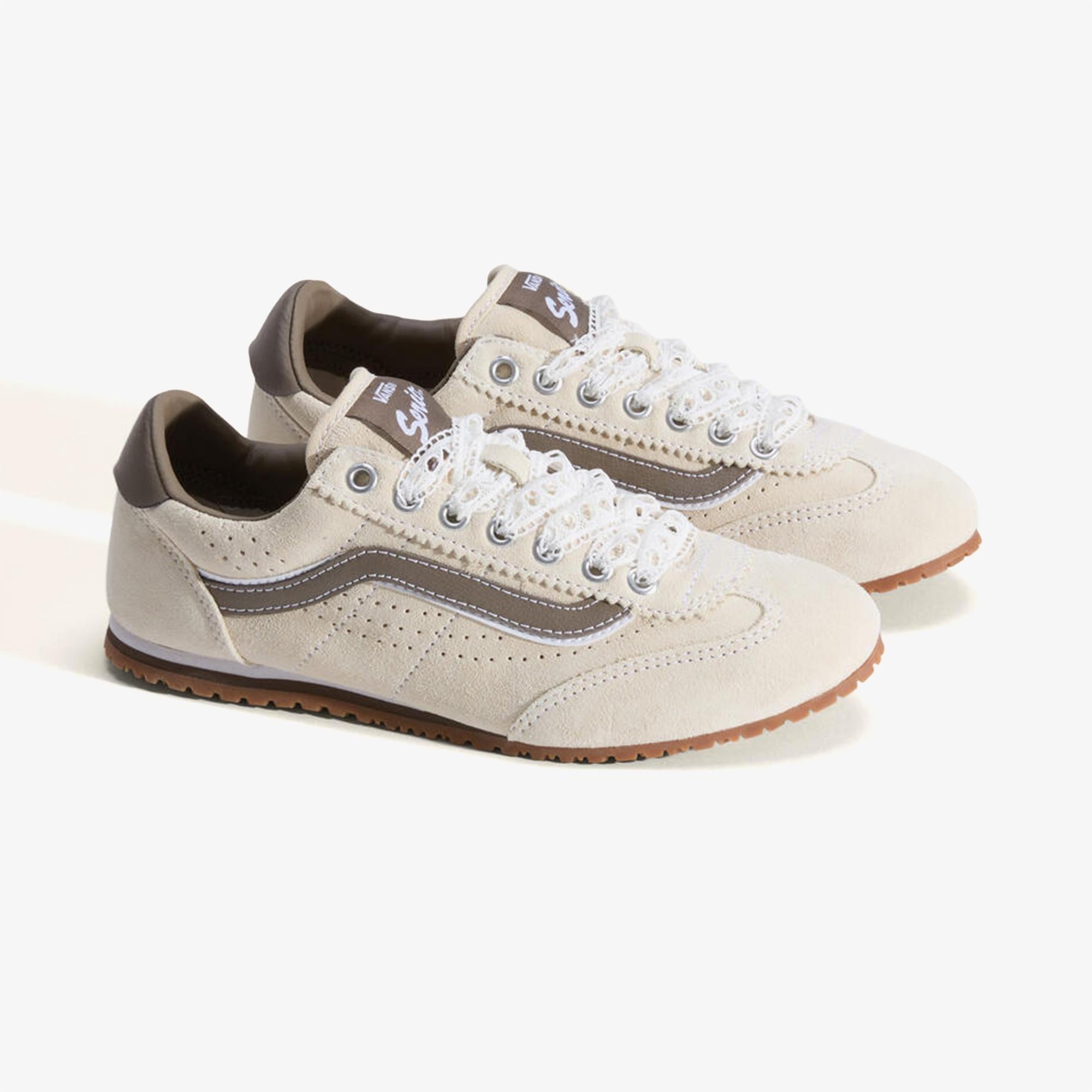 Vans Super Lowpro Kadın Bej Sneaker