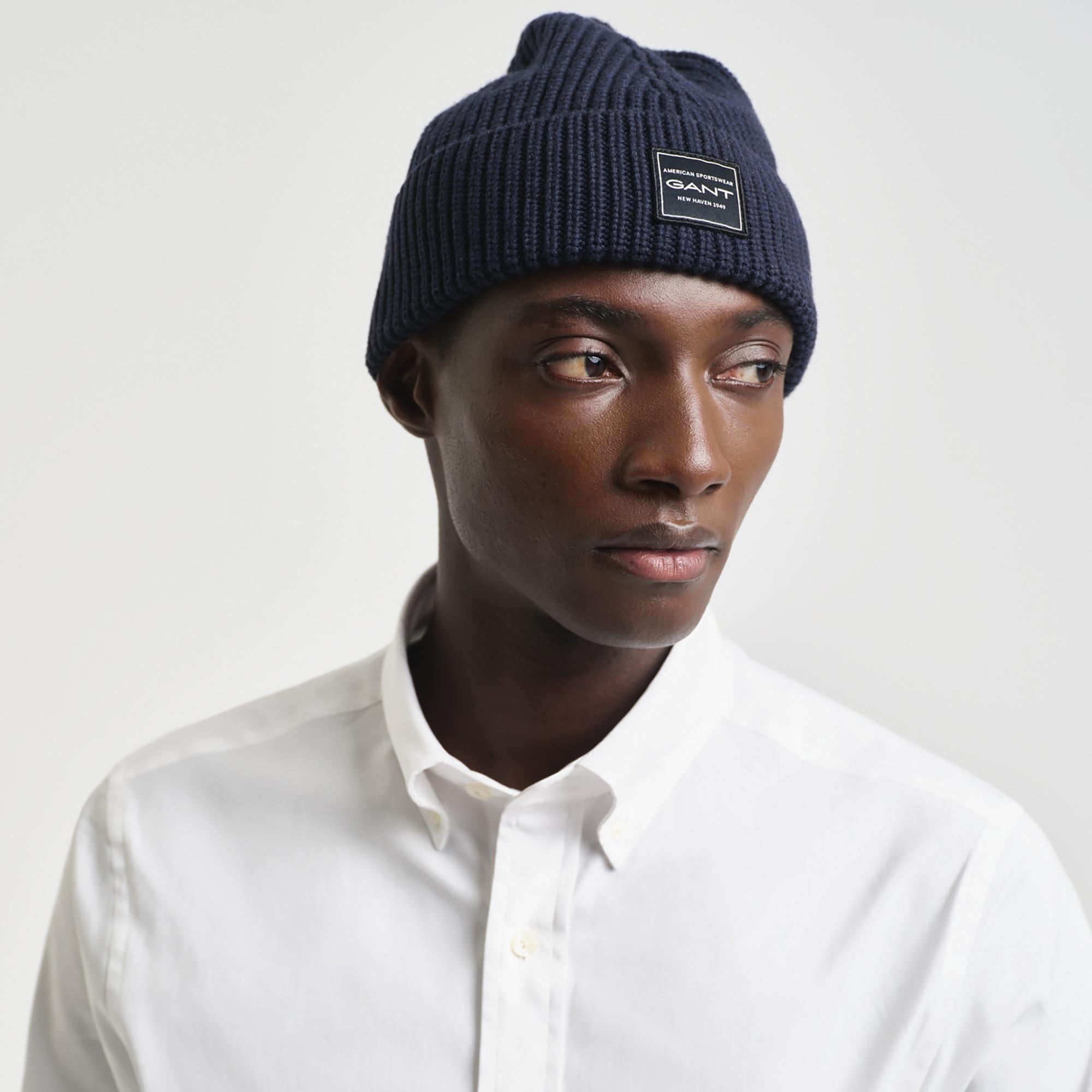 GANT Erkek Beyaz Slim Fit Düğmeli Yaka Oxford Gömlek