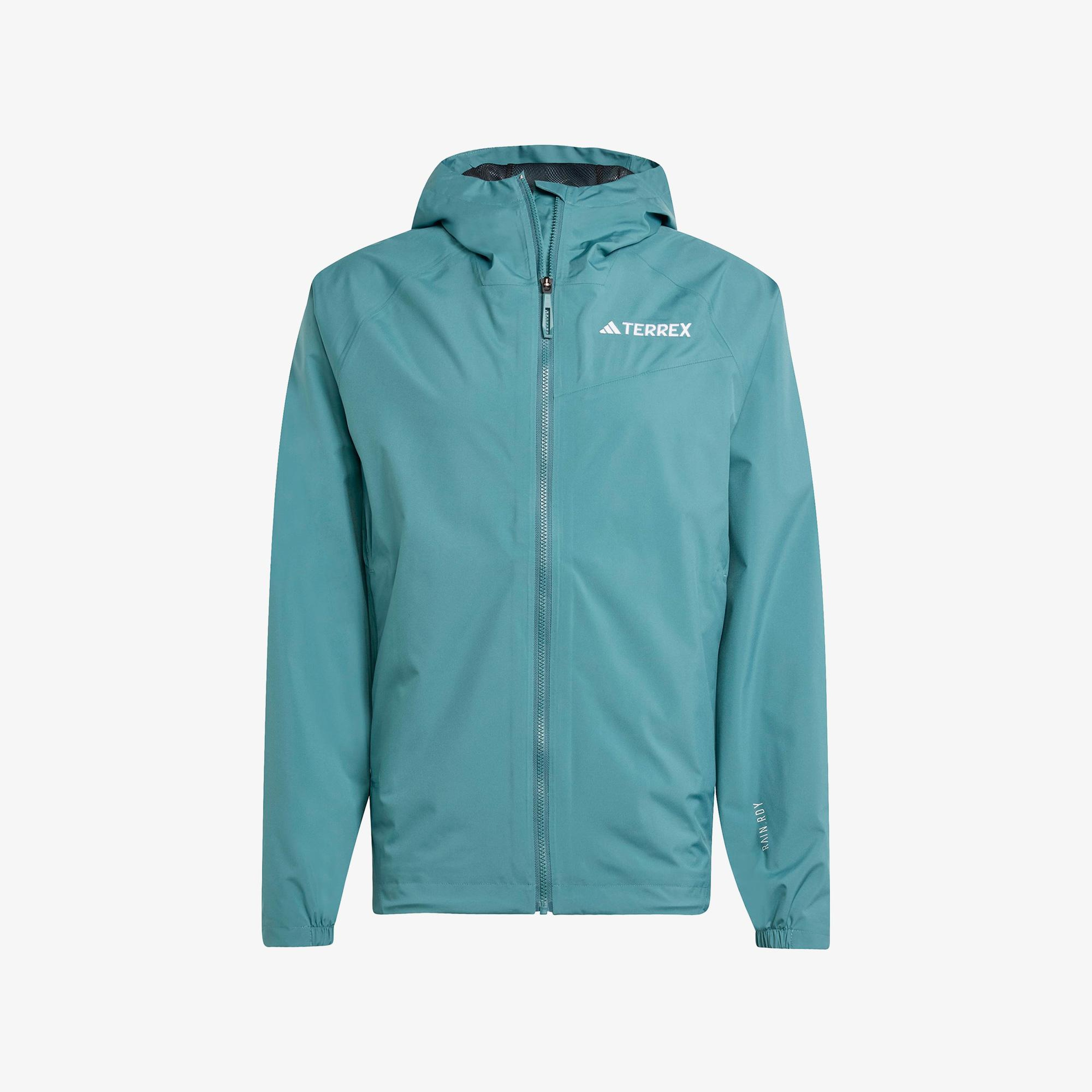 adidas Terrex Multi 2L Rain Rdy Erkek Yeşil Yağmurluk