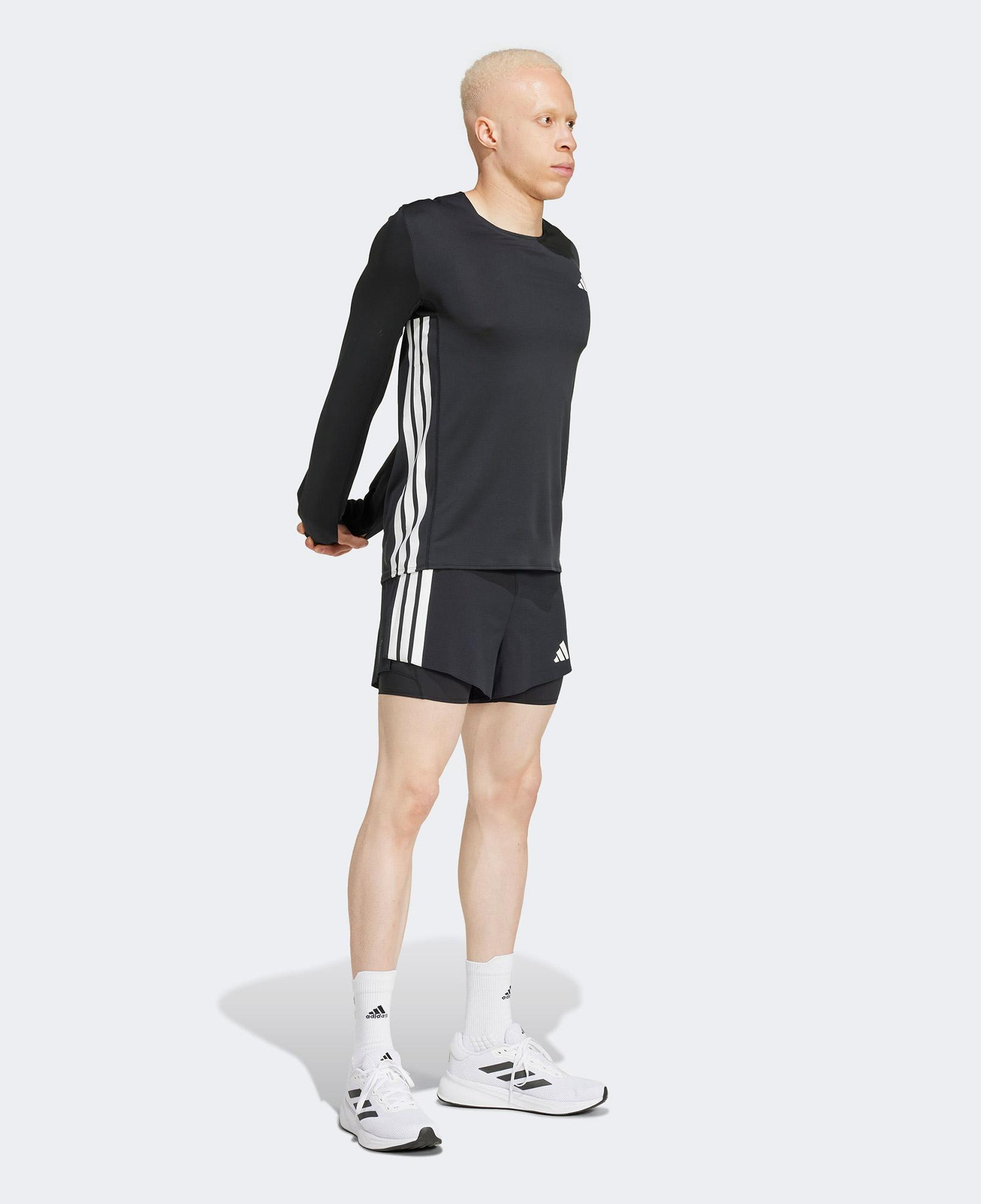adidas Adizero Erkek Siyah Koşu T-Shirt