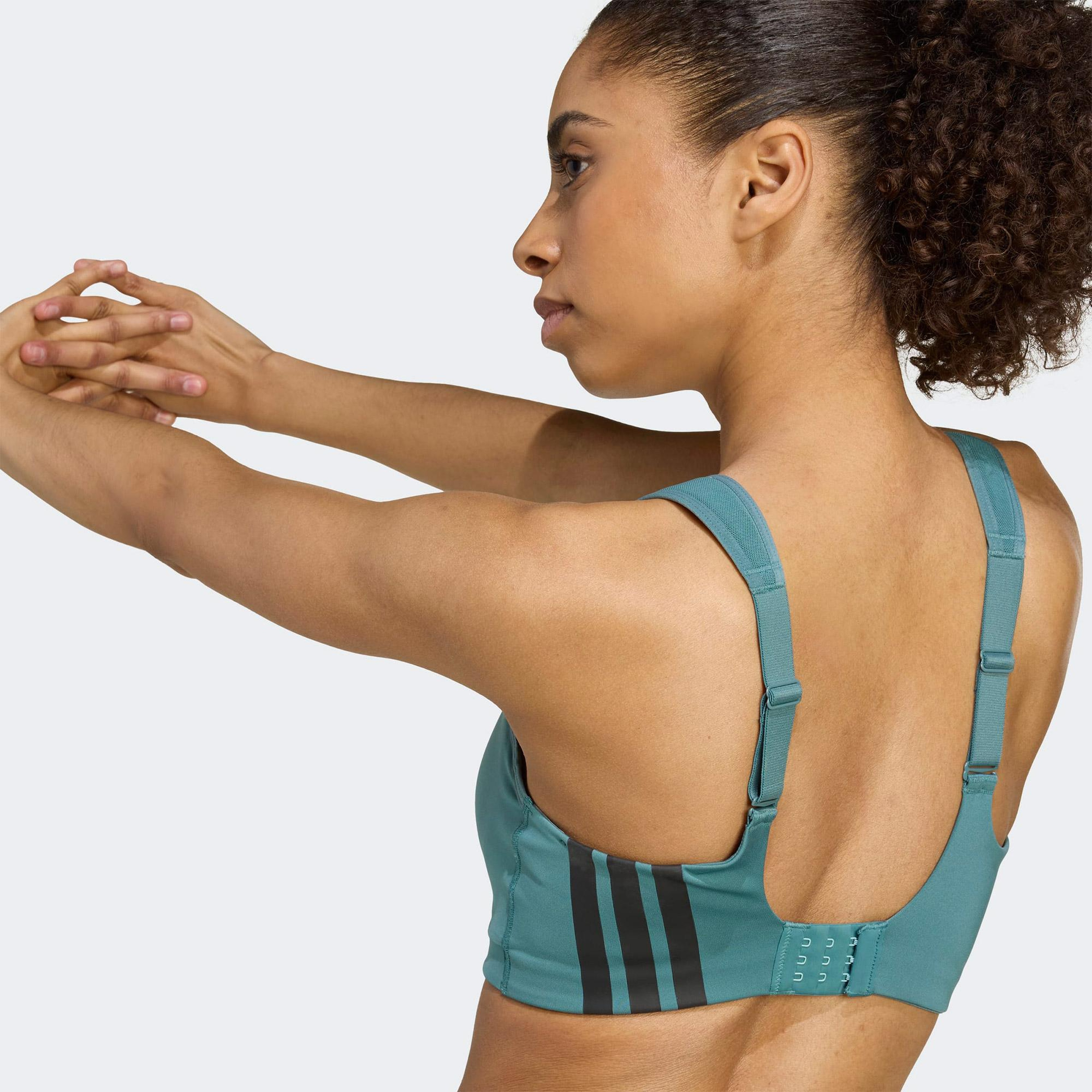 adidas Tlrd impact Training High Support Kadın Yeşil Antrenman Bra