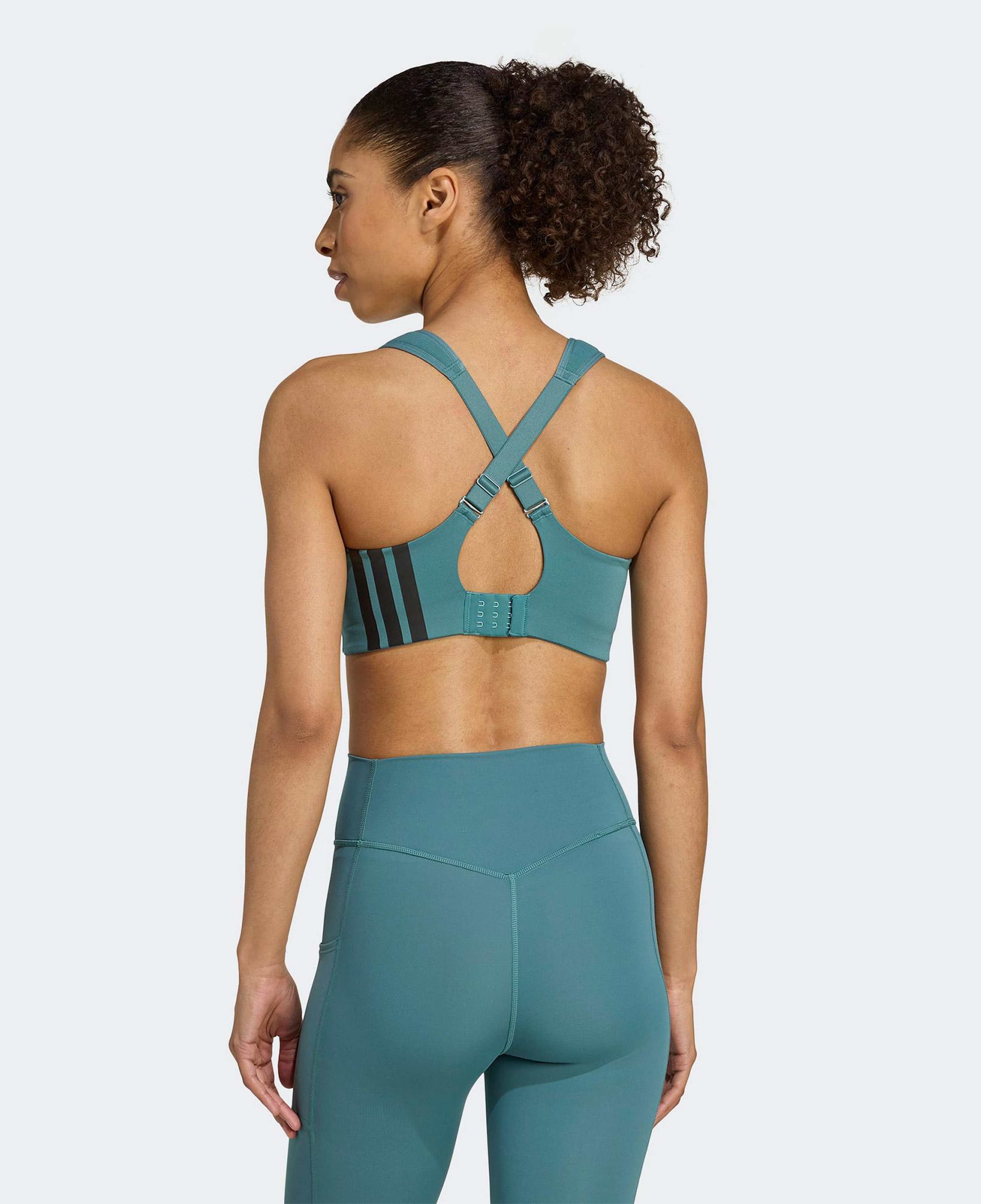 adidas Tlrd impact Training High Support Kadın Yeşil Antrenman Bra