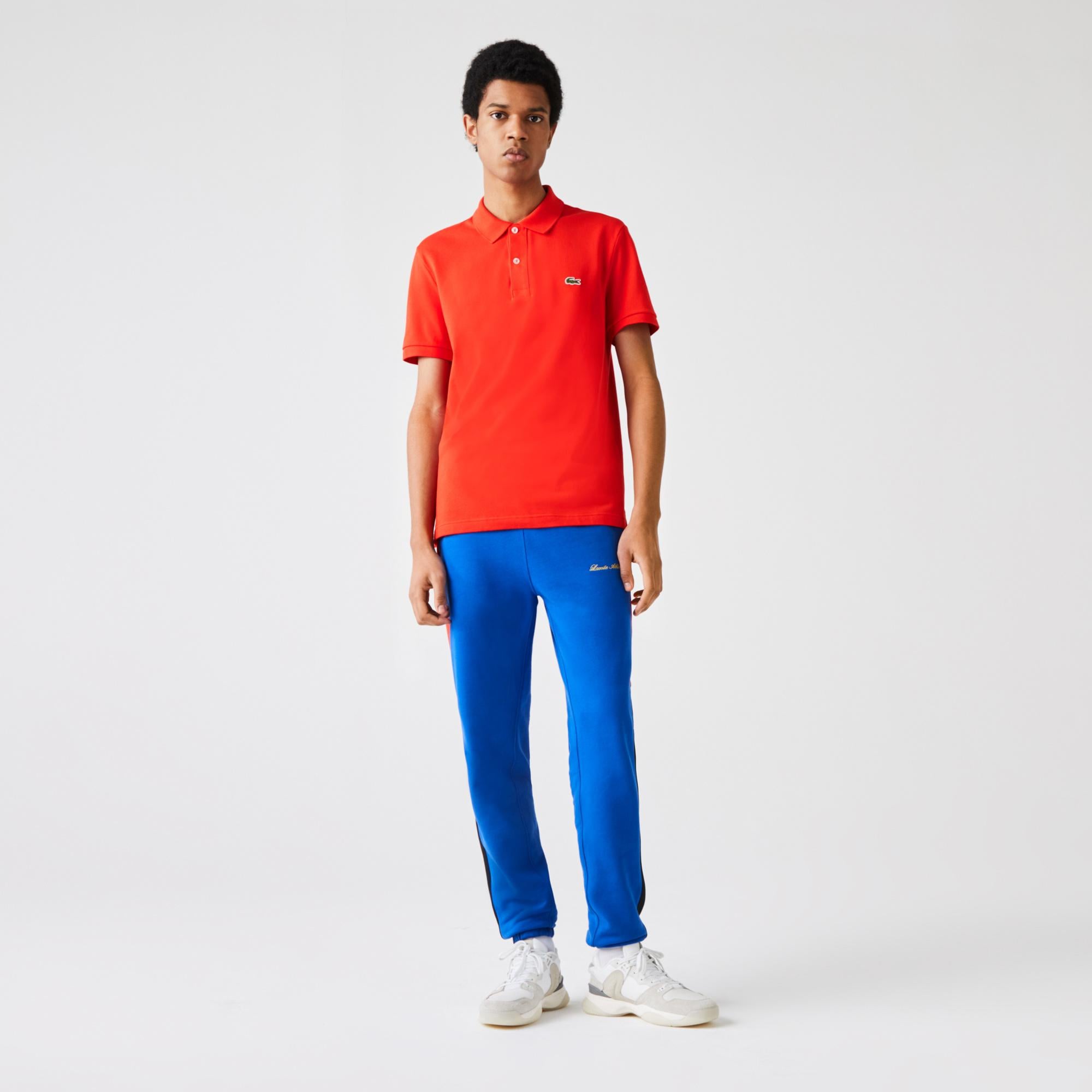 L.12.12 Erkek Slim Fit Kırmızı Polo
