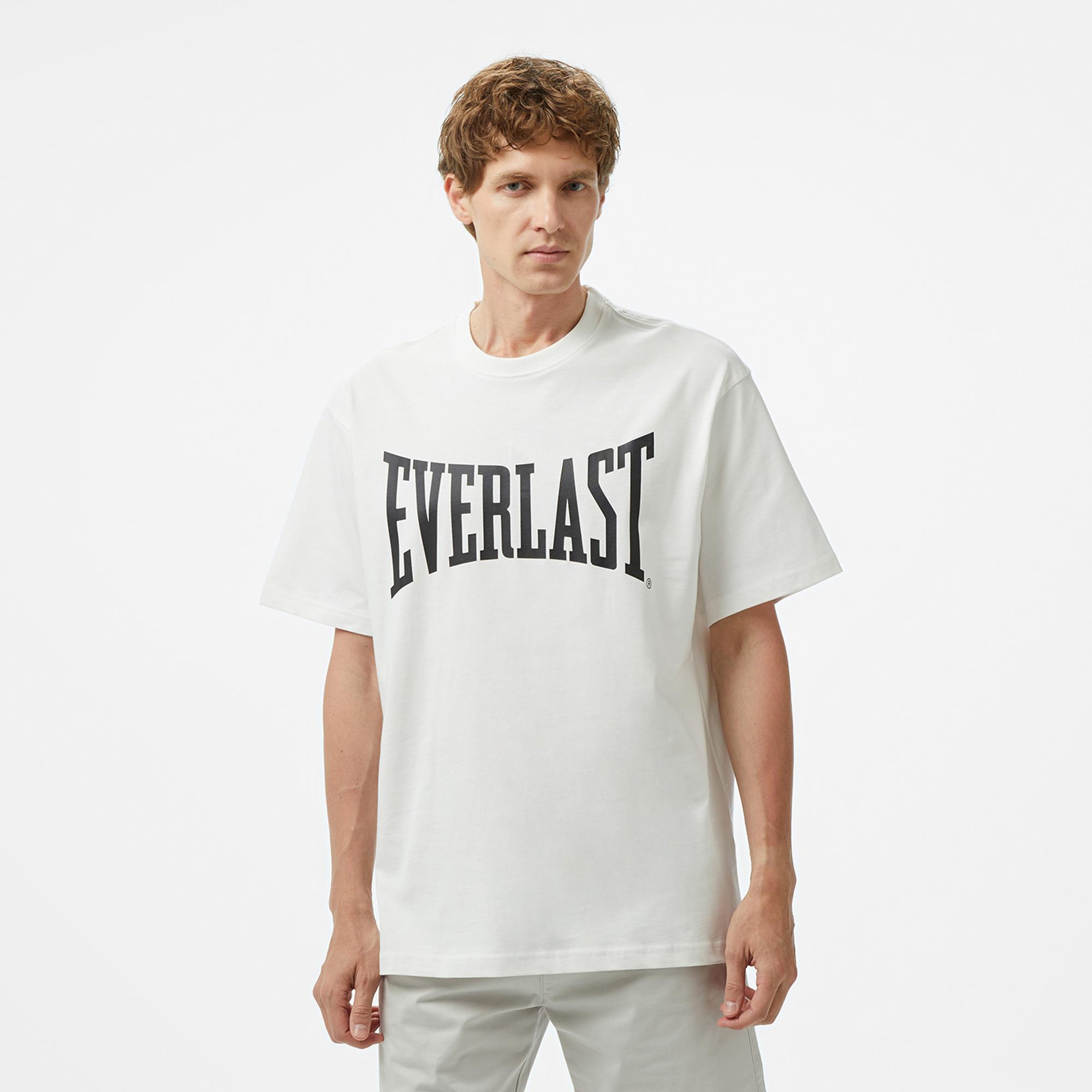 Everlast Ever Classics Comfort Logo Beyaz Erkek T-Shirt
