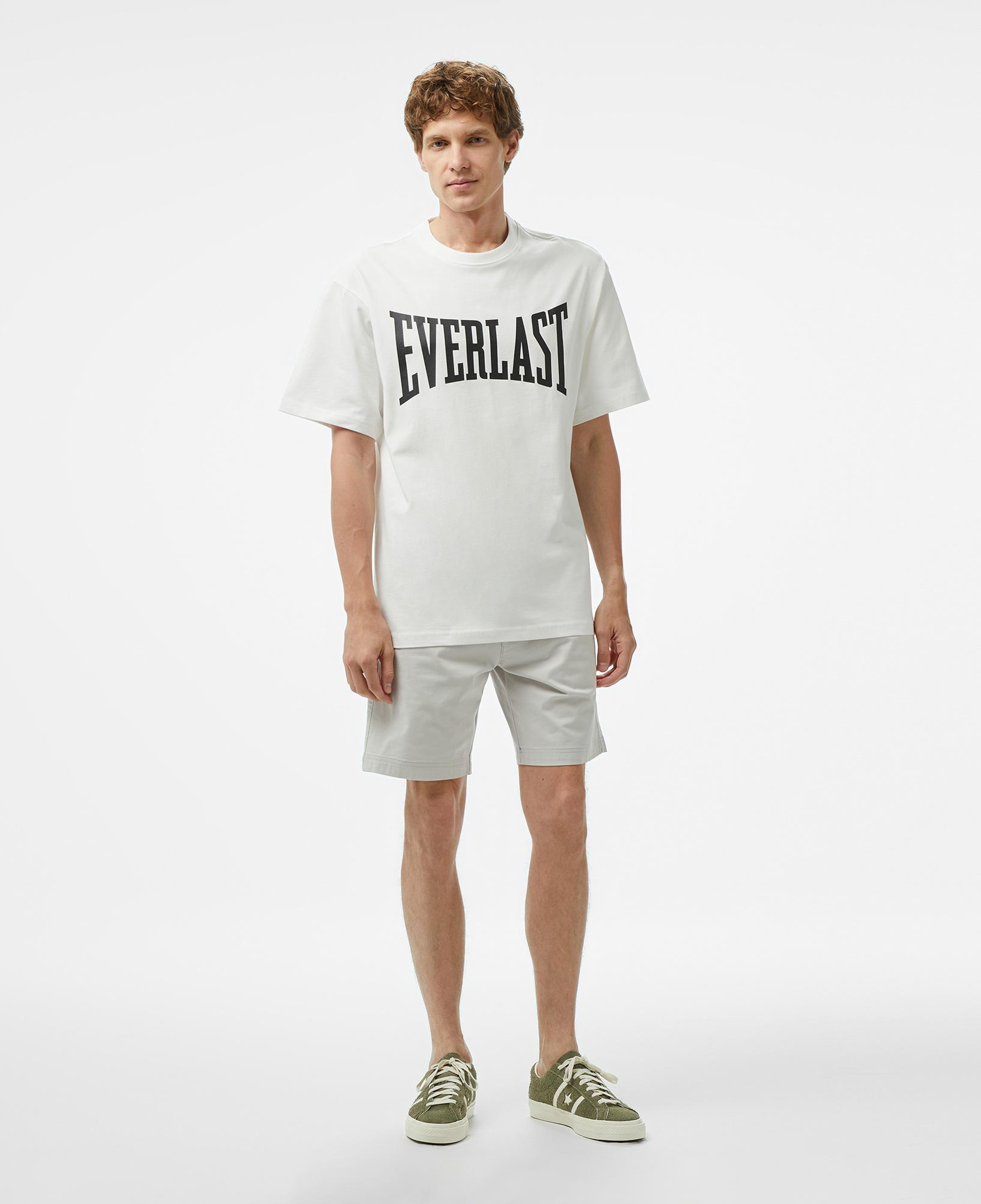 Everlast Ever Classics Comfort Logo Beyaz Erkek T-Shirt
