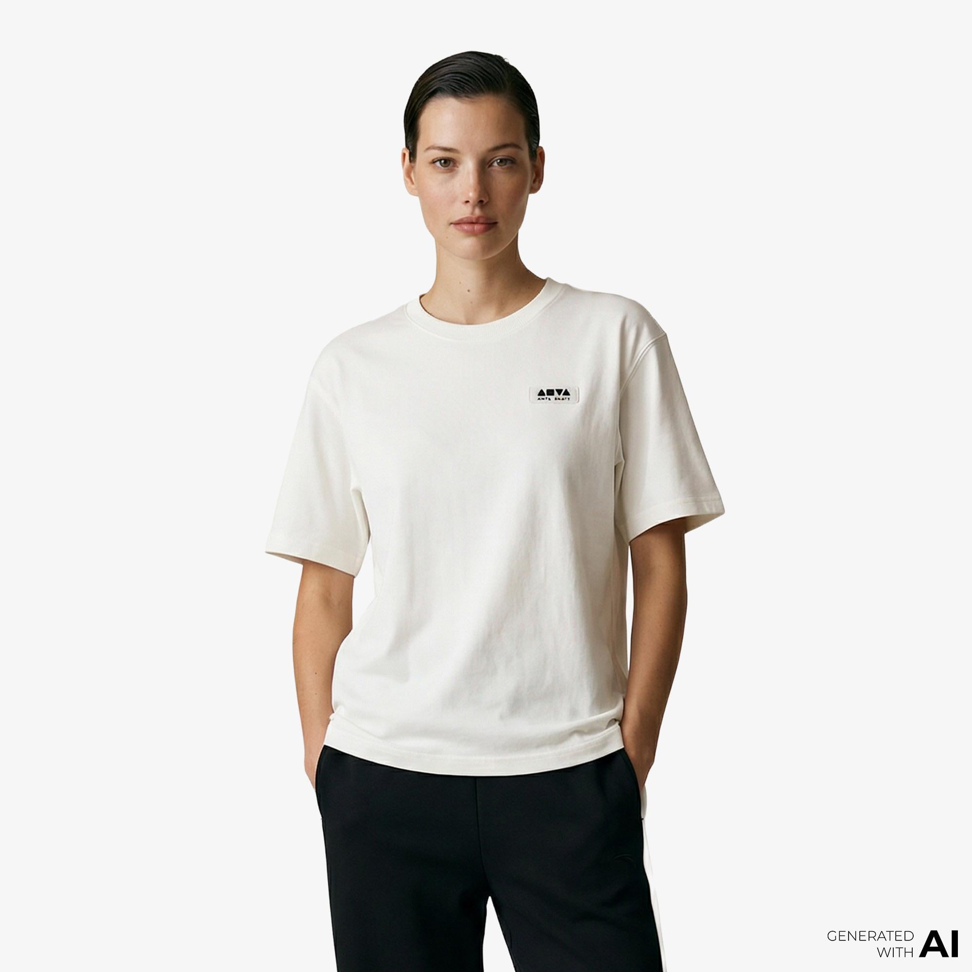 Anta Skate- Valentine'S Day Unisex Krem T-Shirt