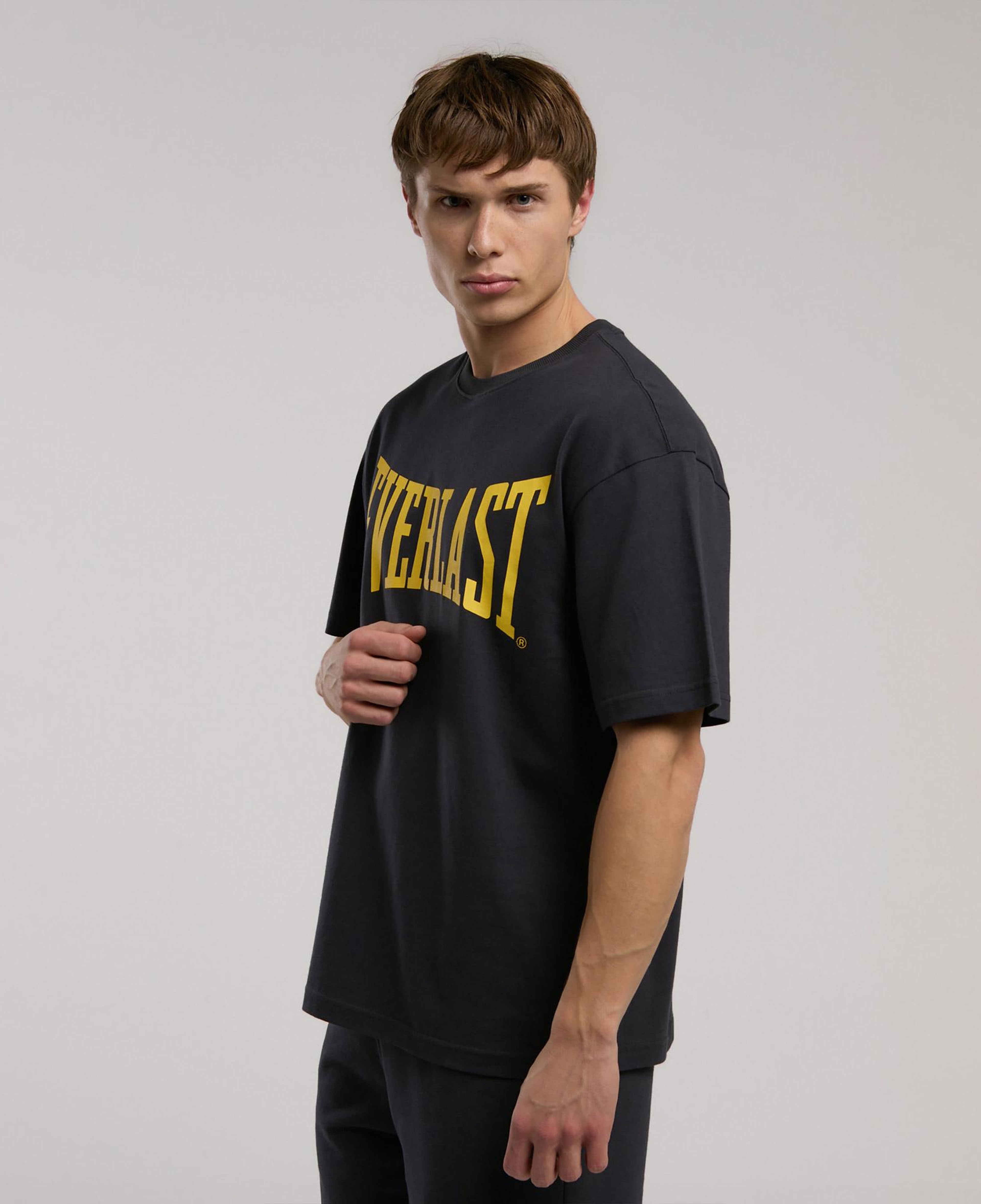 Everlast Ever Classics Comfort Logo Gri Erkek T-Shirt