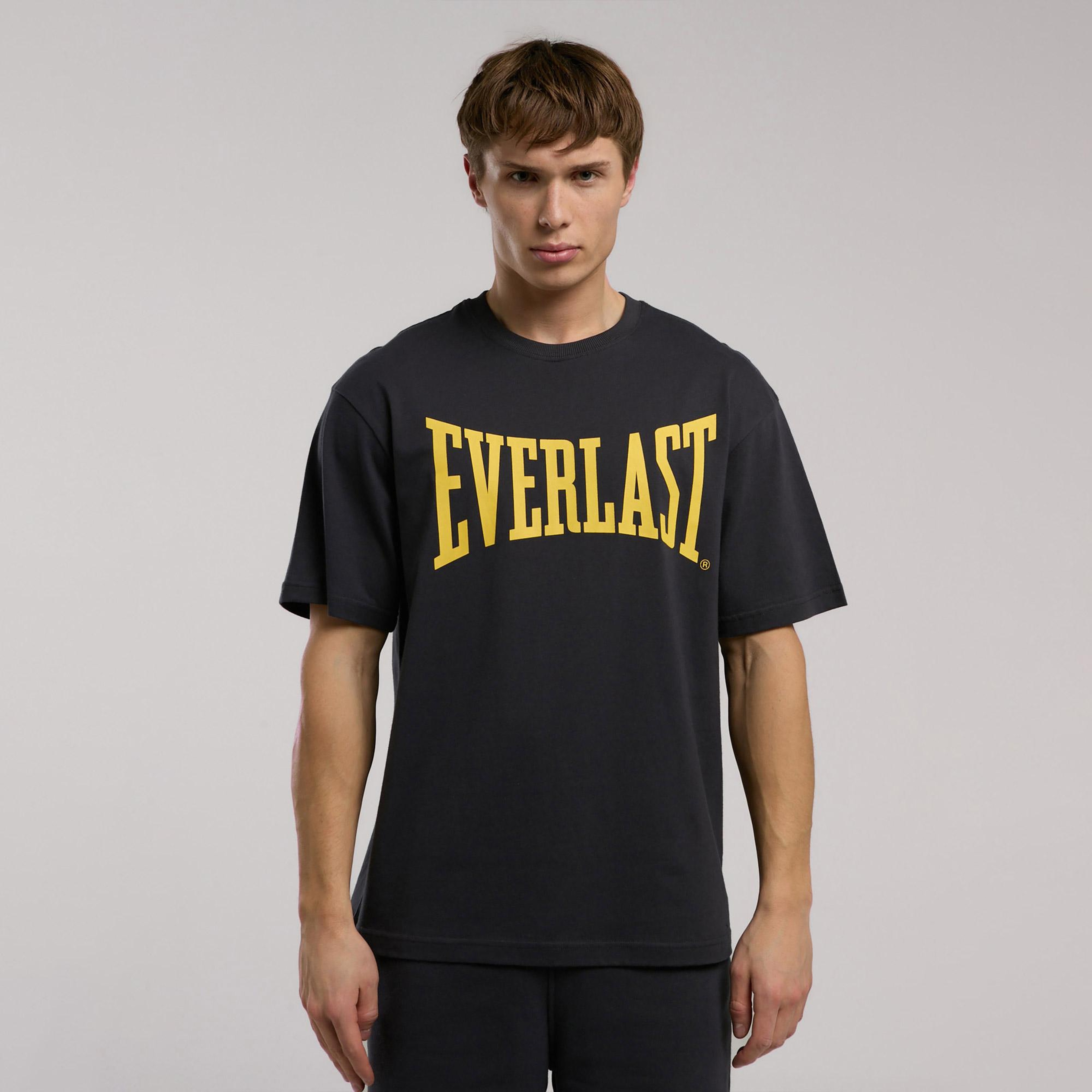 Everlast Ever Classics Comfort Logo Gri Erkek T-Shirt