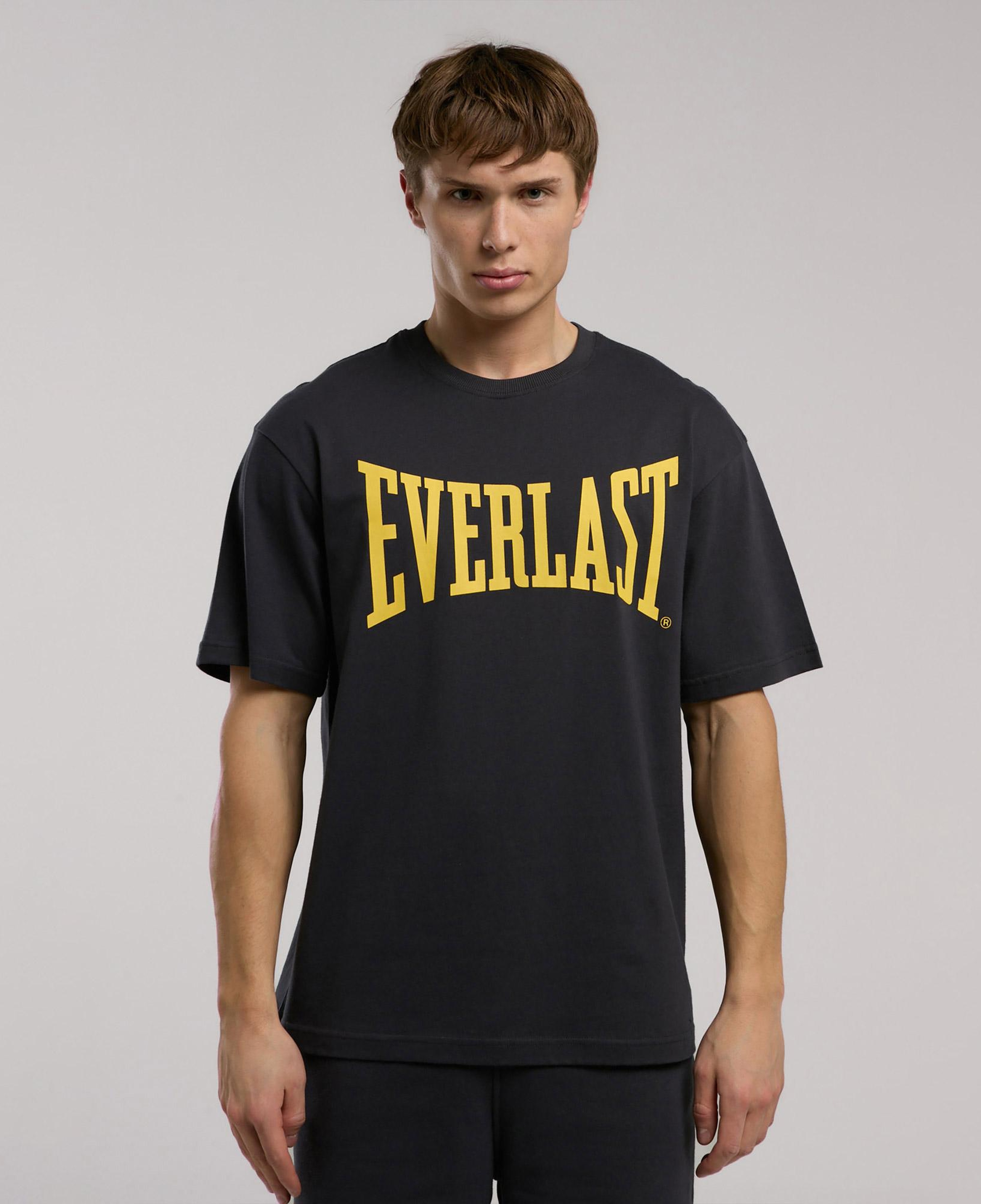 Everlast Ever Classics Comfort Logo Gri Erkek T-Shirt