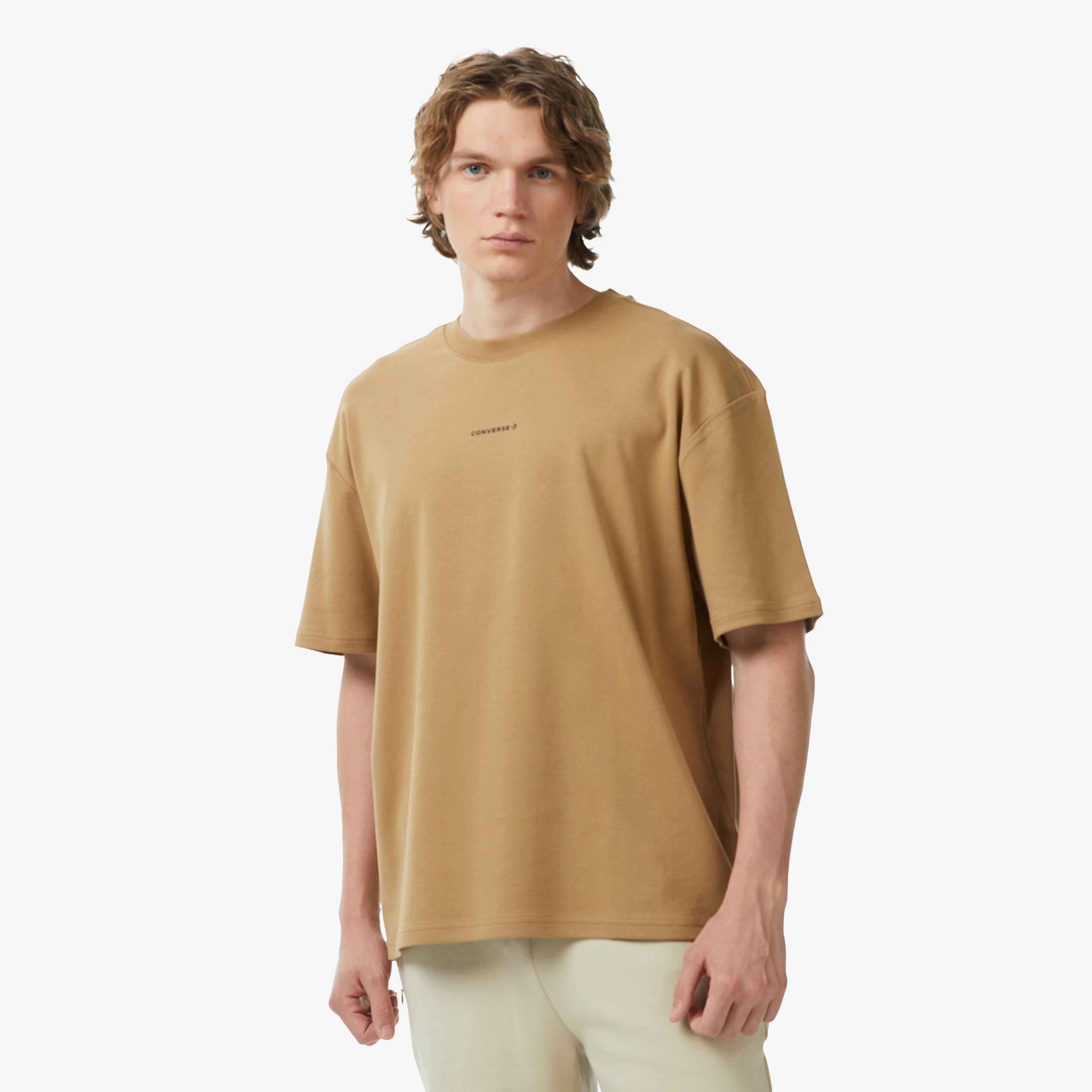 Converse Erkek Kahverengi T-Shirt