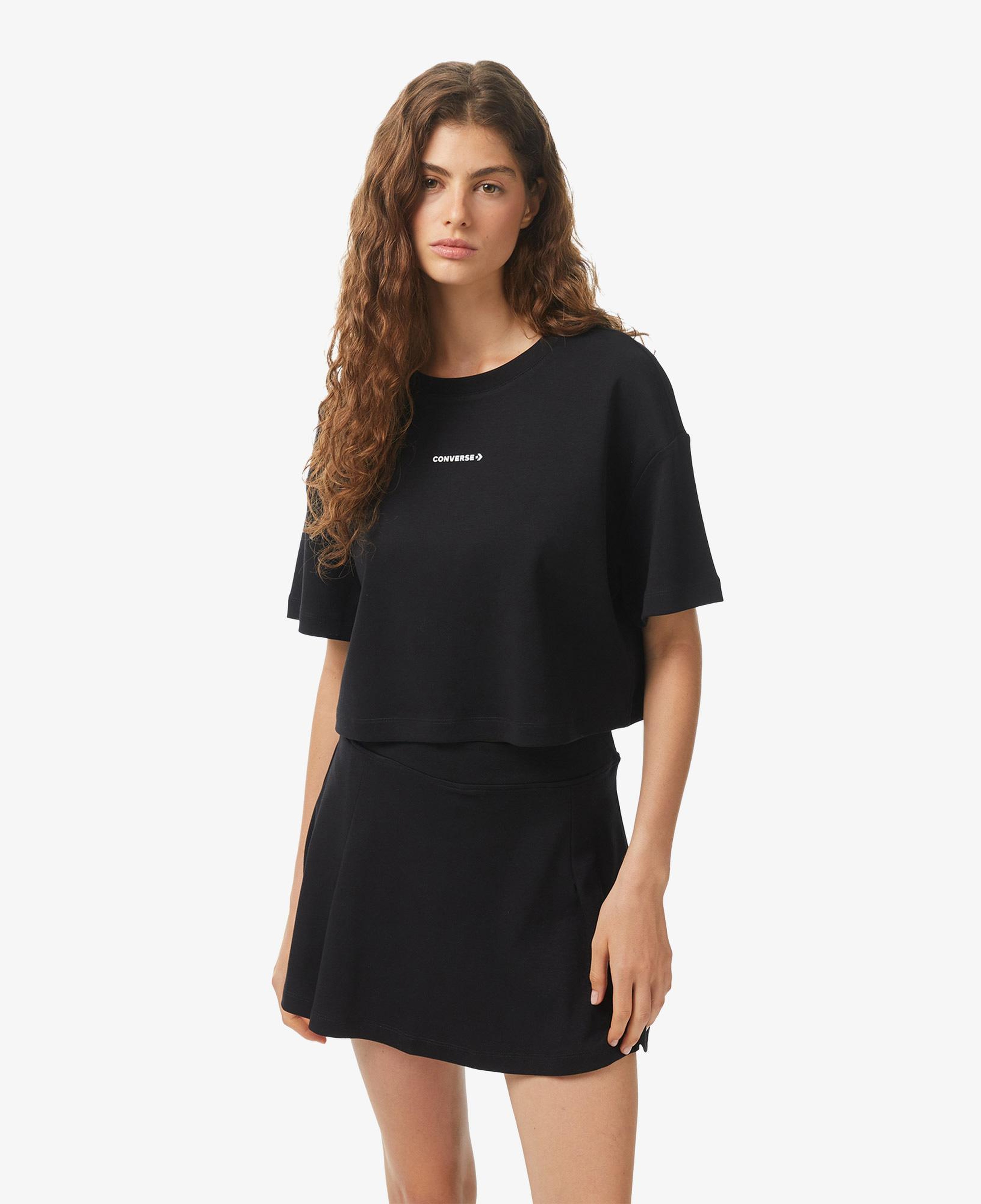 Converse Kadın Siyah T-Shirt