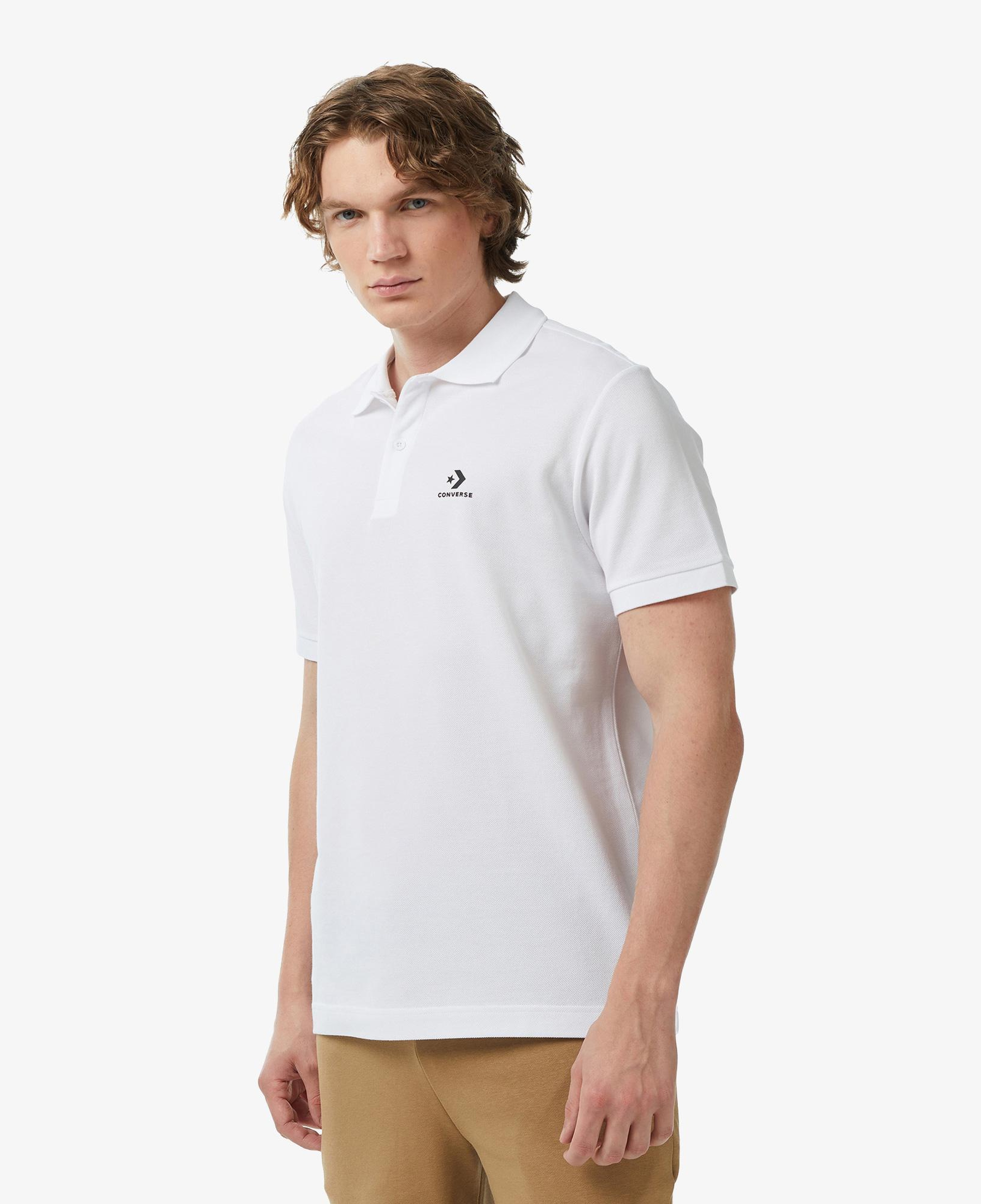 Converse Erkek Beyaz Polo Yaka T-Shirt