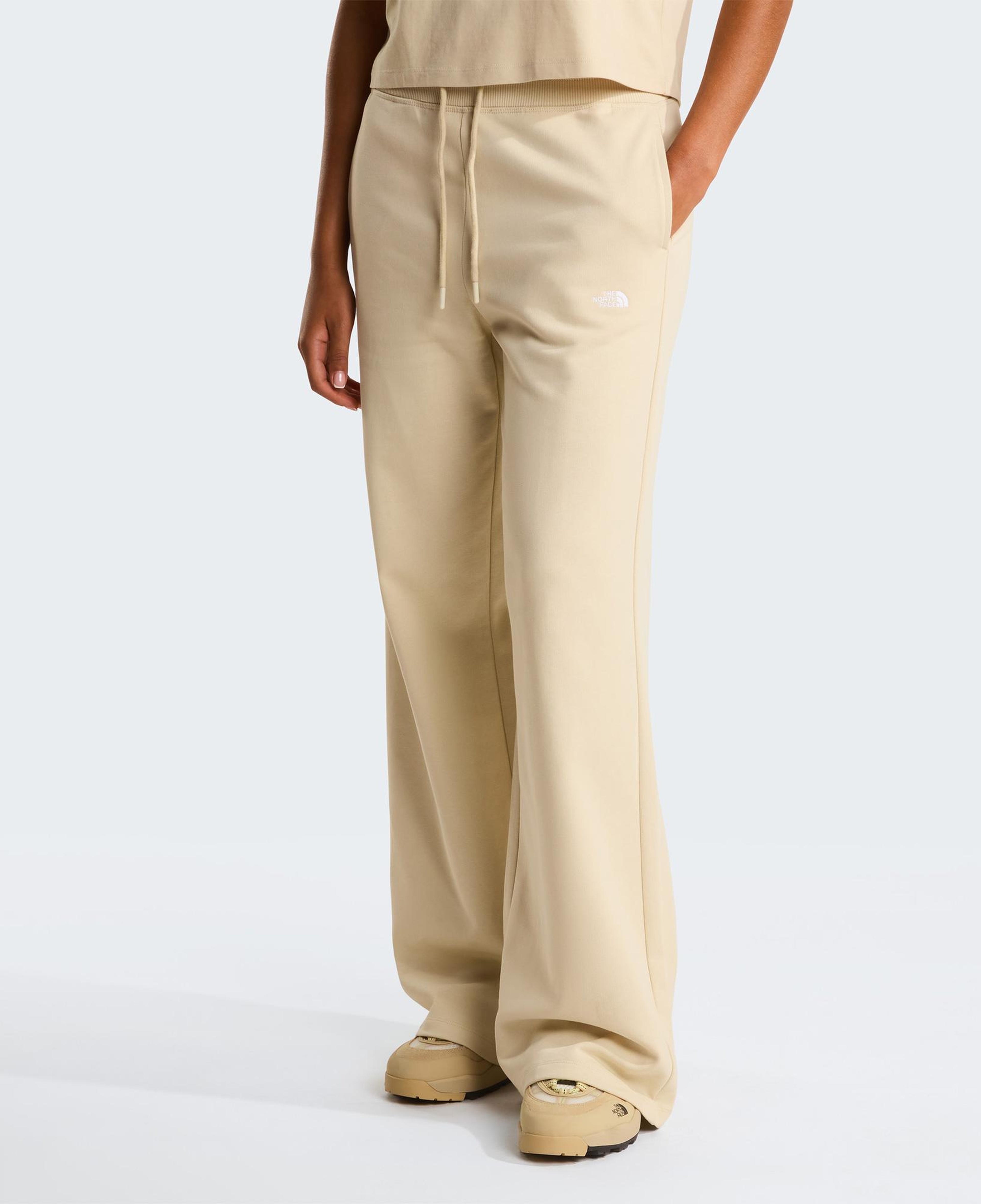 The North Face Essential Light Wide Leg Kadın Krem Pantolon