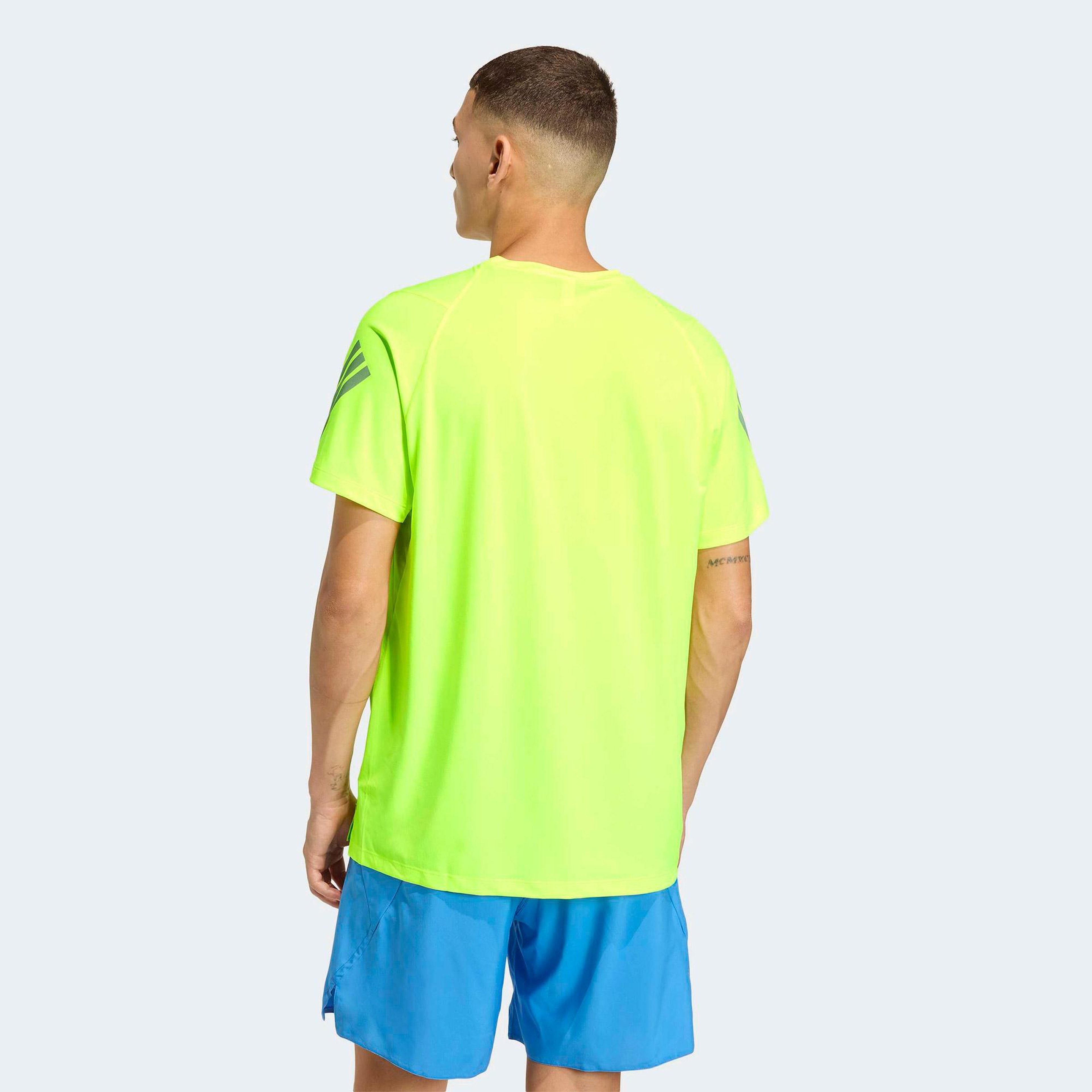adidas Adi365 Climacool Erkek Sarı Koşu T-Shirt